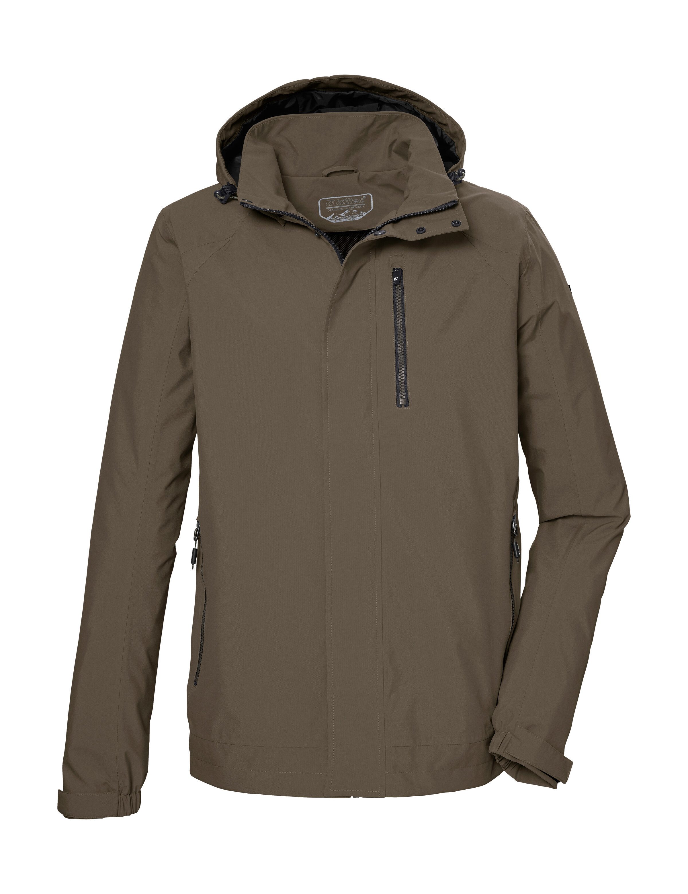 Killtec Outdoorjack KOS 52 MN JCKT Water-/winddicht, afneembare capuchon, ademend, duurzame productie