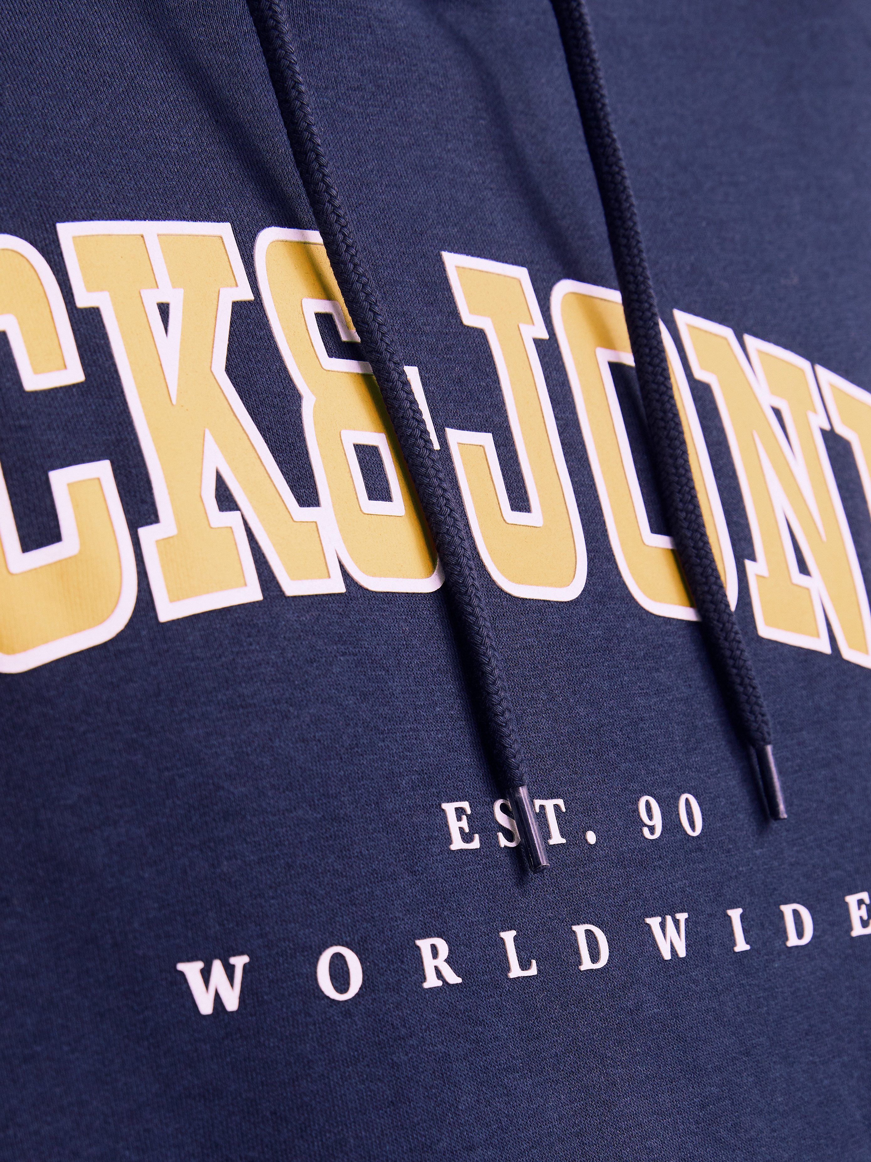 Jack & Jones PlusSize Hoodie JJECALEB VARSITY SWEAT HOOD NOOS PLS