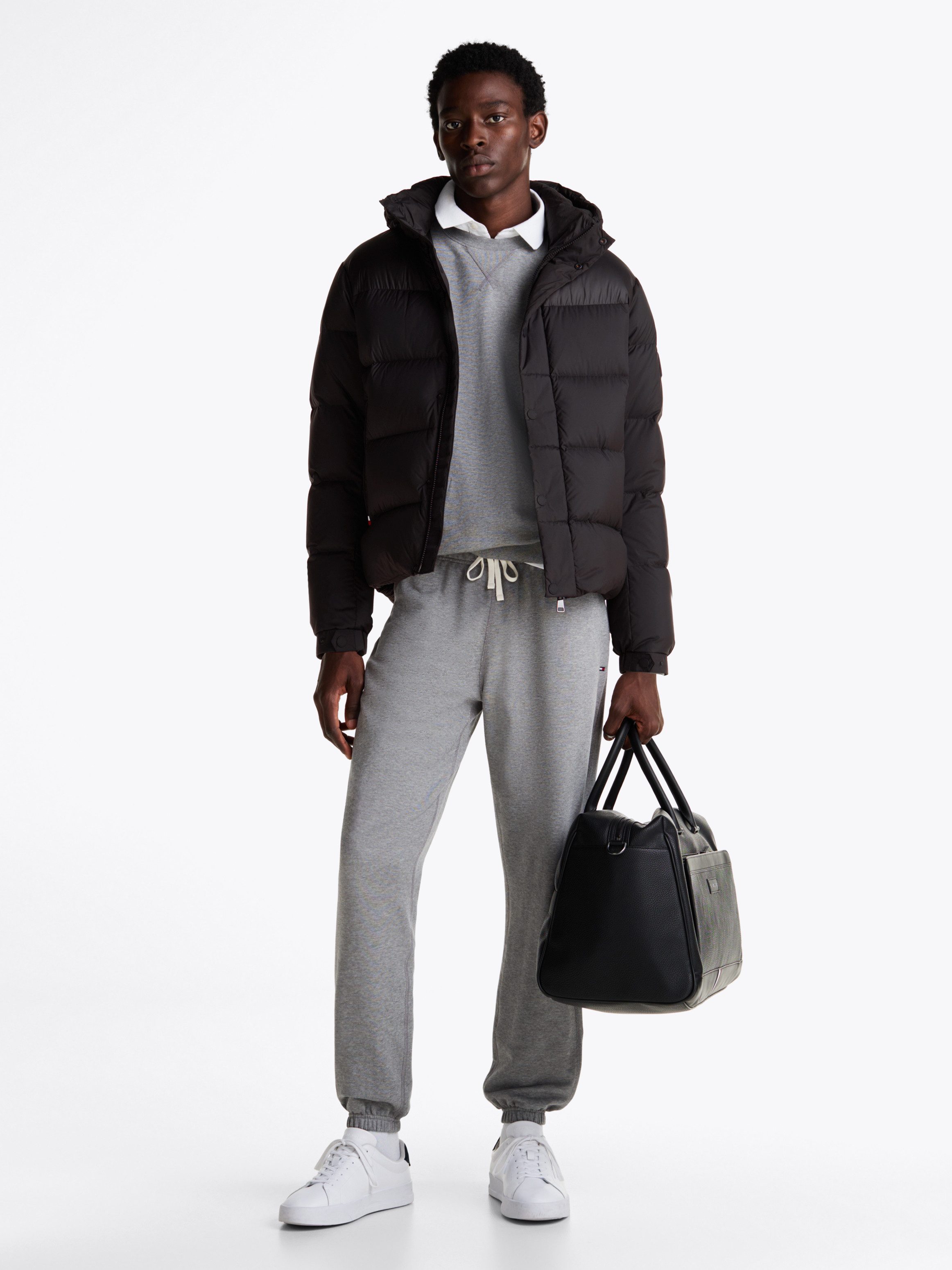 Tommy Hilfiger Gewatteerde jas MIX DOWN HOODED PUFFER JACKET