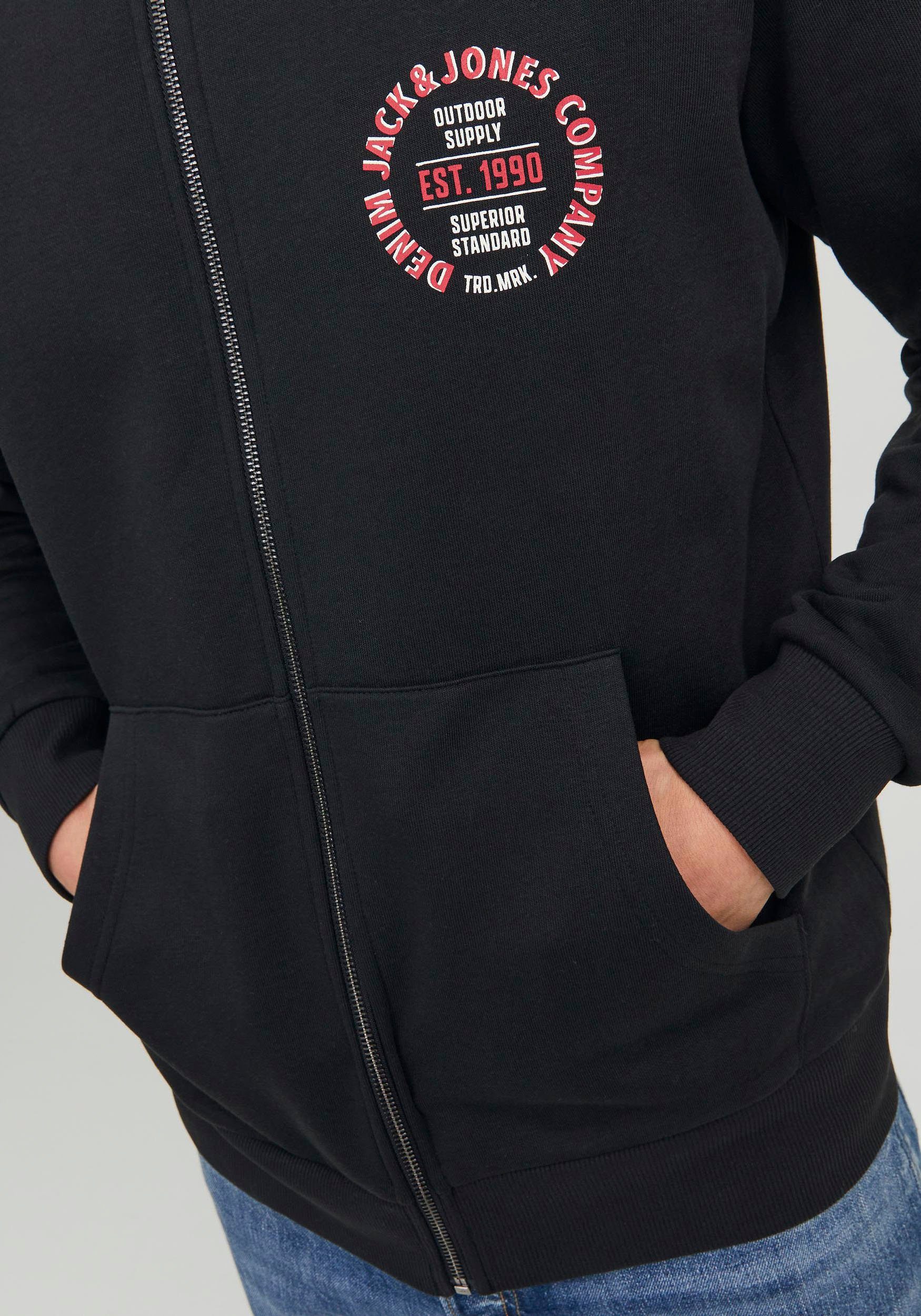 Jack & Jones Sweatvest JJ JJANDY SWEAT ZIP HIGH NECK