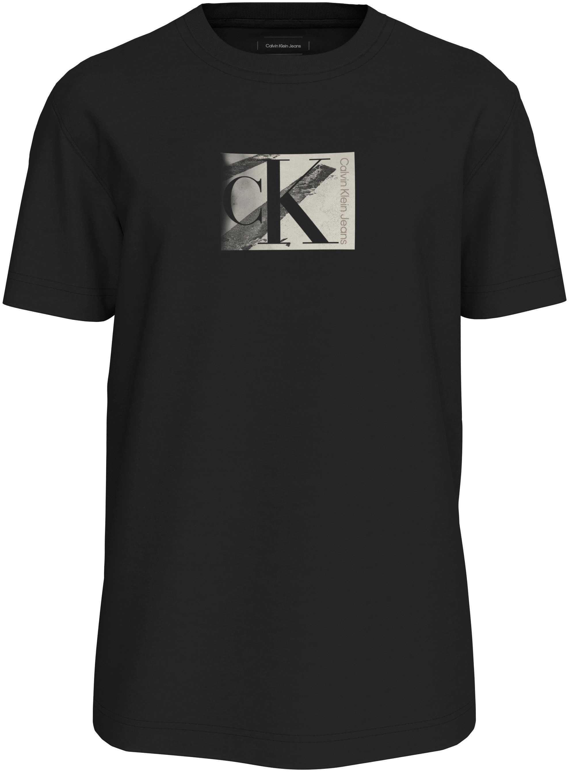 Calvin Klein Shirt met ronde hals SMALL CK BOX TEE
