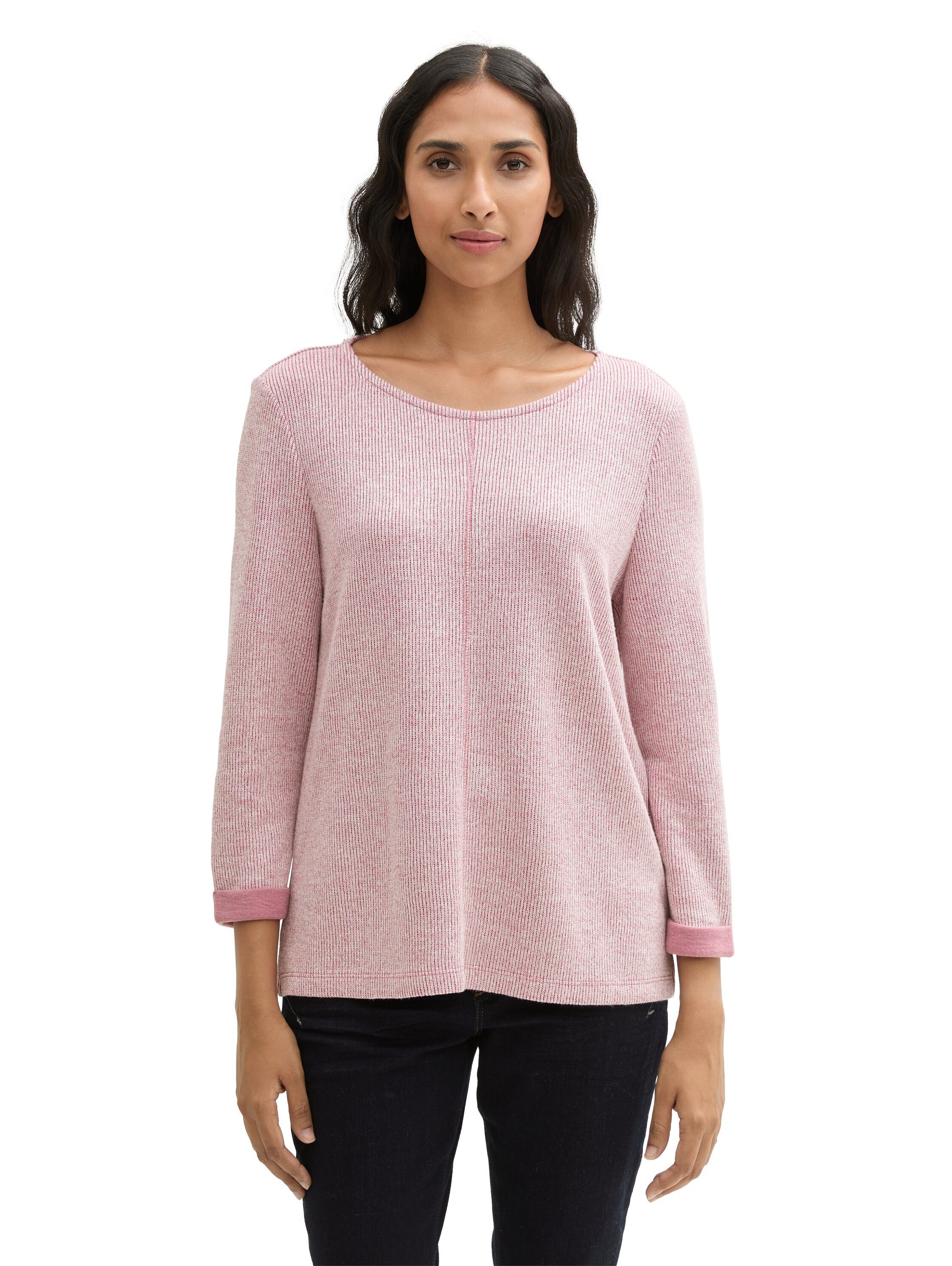 Tom Tailor Sweatshirt in gemêleerde look