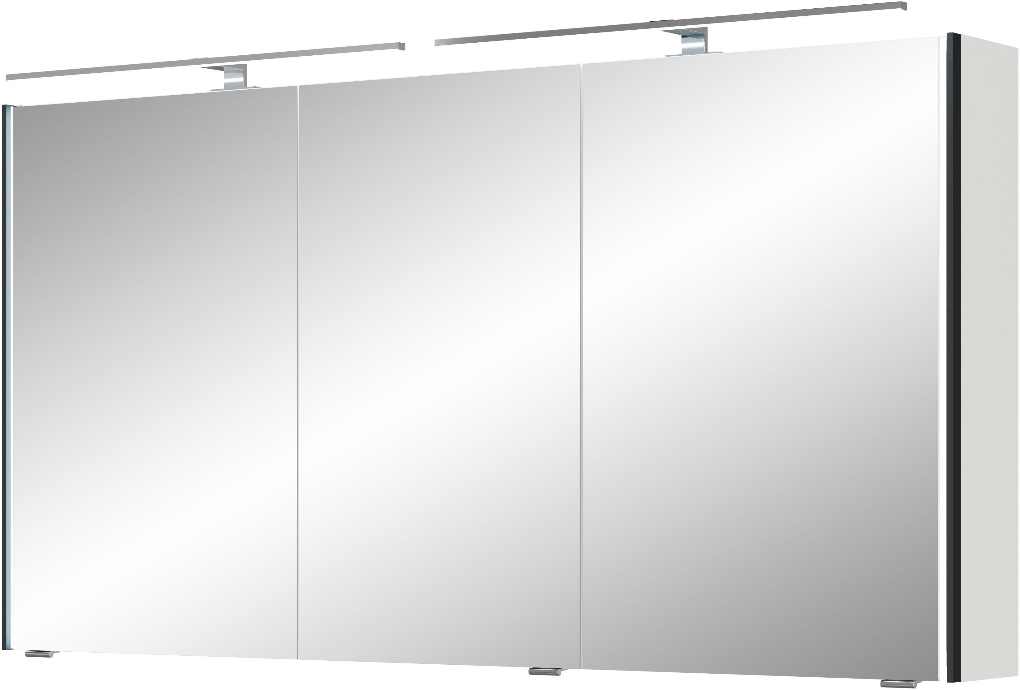 Saphir Spiegelkast Serie 7045 Badezimmer-Spiegelschrank inkl. LED-Beleuchtung, 3 Türen