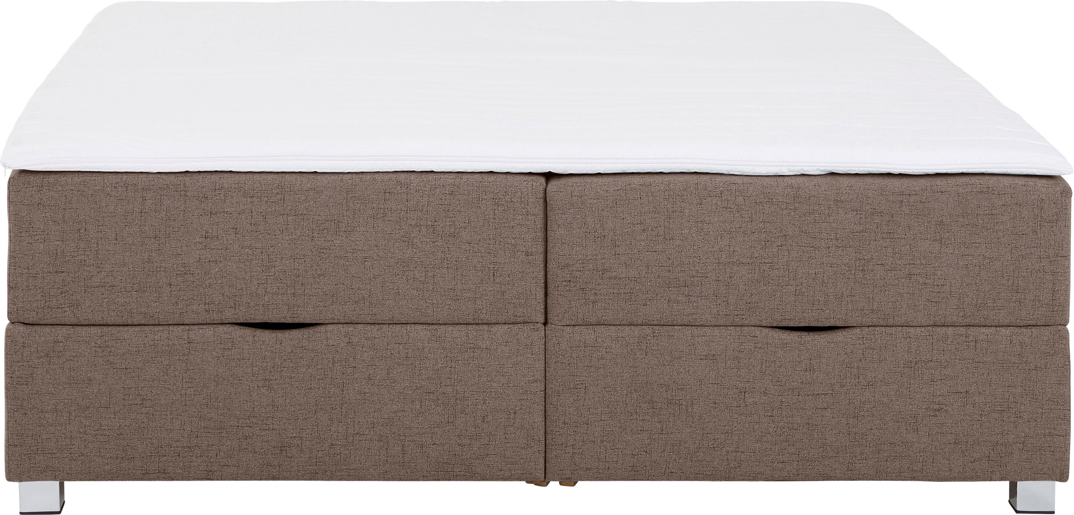 INOSIGN Boxspring Alexis zonder hoofdbord - ideaal voor ruimtes met schuine plafonds, in 4 breedten