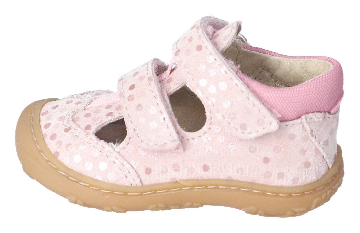 PEPINO by RICOSTA Babyschoentjes Ebi WMS: gemiddeld , klittenbandschoen, leren binnenzool, maat sjabloon te downloaden
