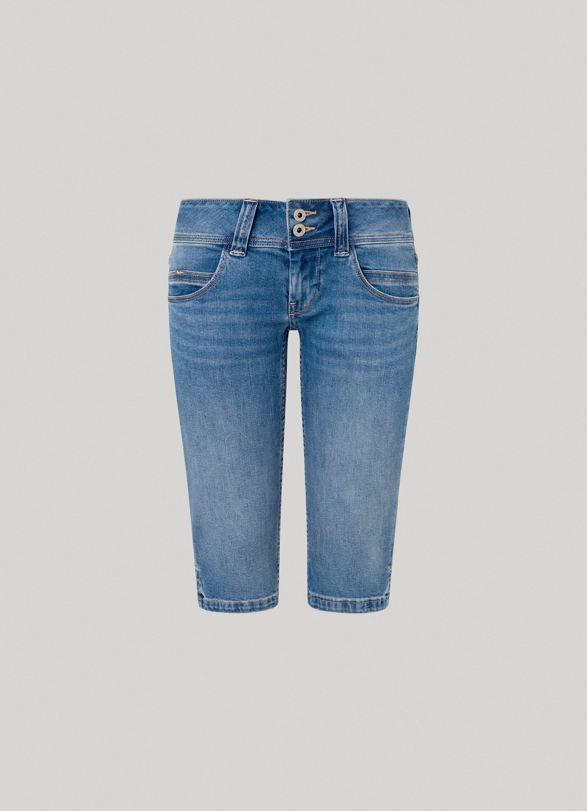 Pepe Jeans Slim fit jeans Shorts SLIM CROP LW