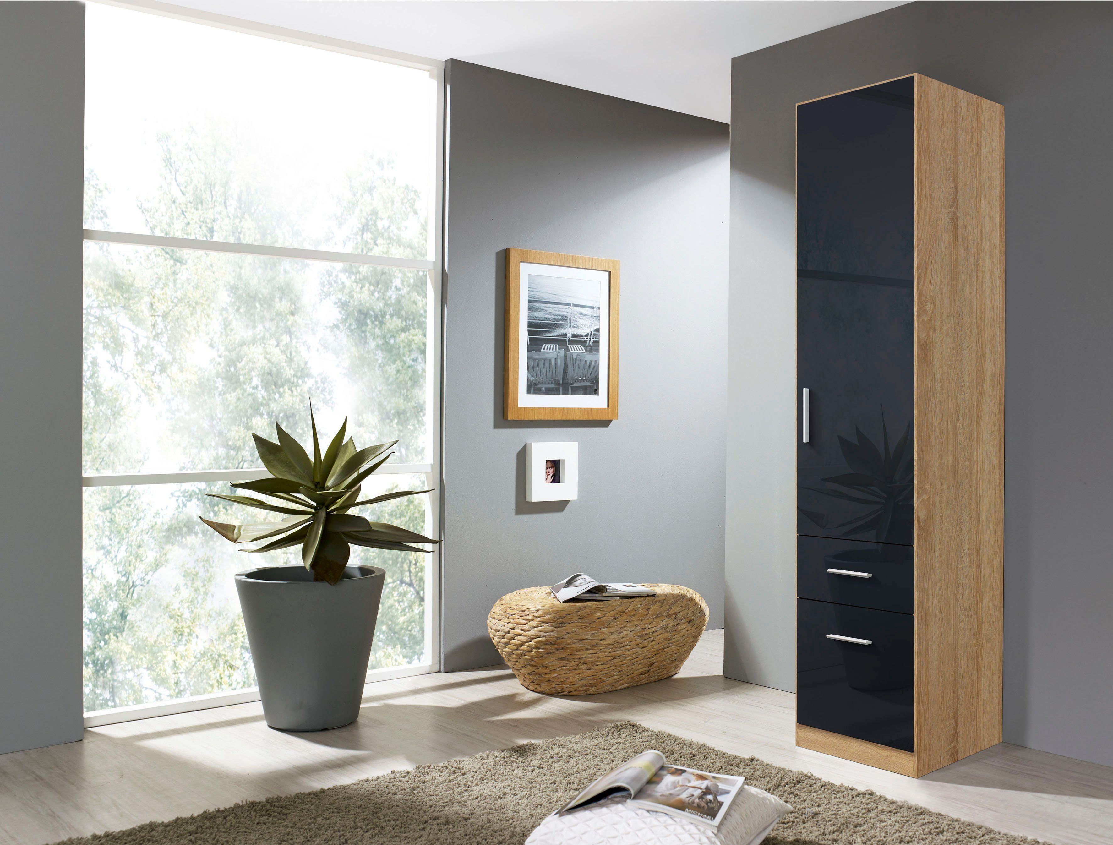 rauch Draaideurkast Kledingkast Kast Garderobe Slaapkamerkast CELLE in 4 breedtes en 2 hoogtes, optioneel met lades made in germany