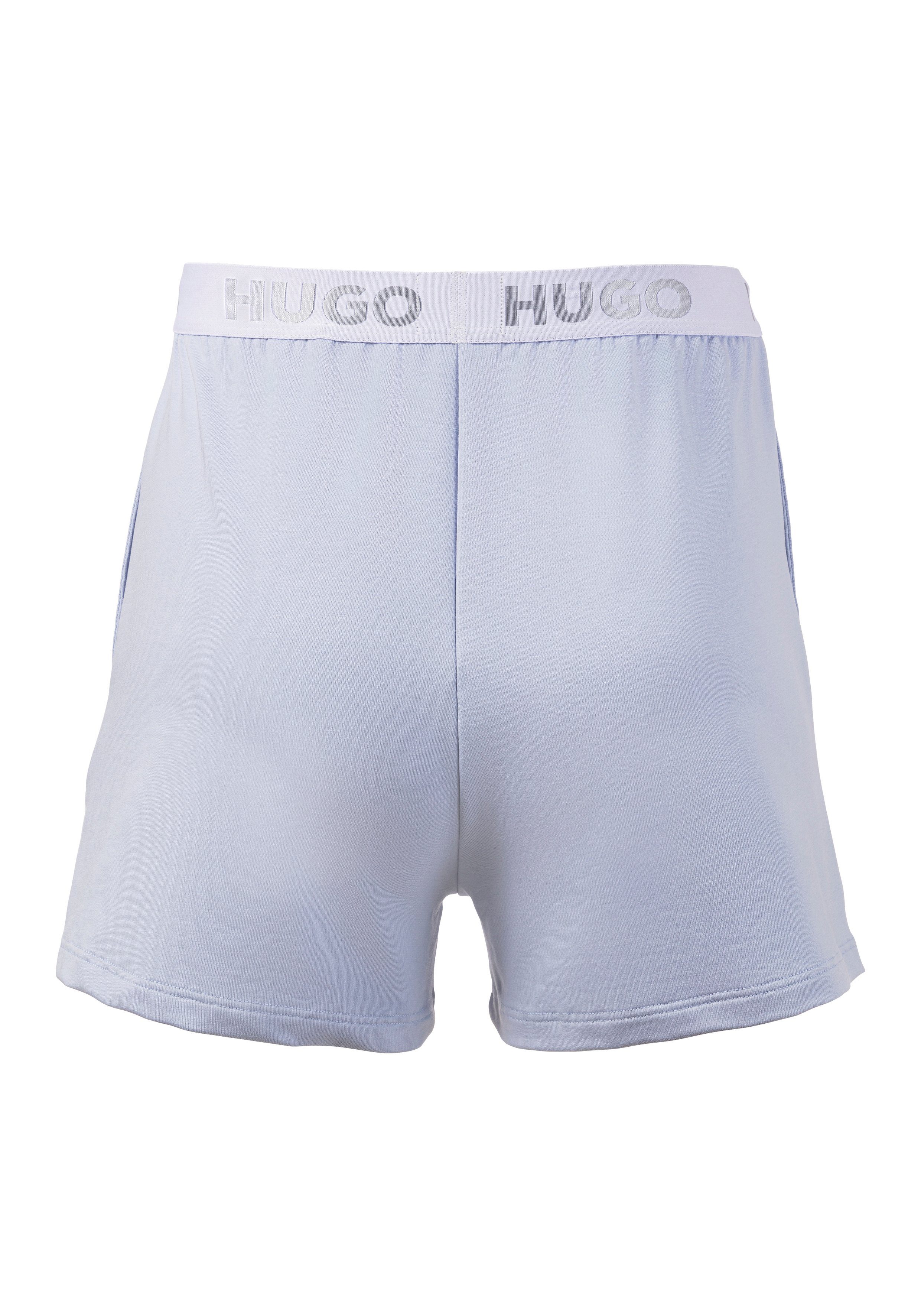 HUGO underwear Pyjamabroek SPORTY LOGO_SHORTS met elastische taille