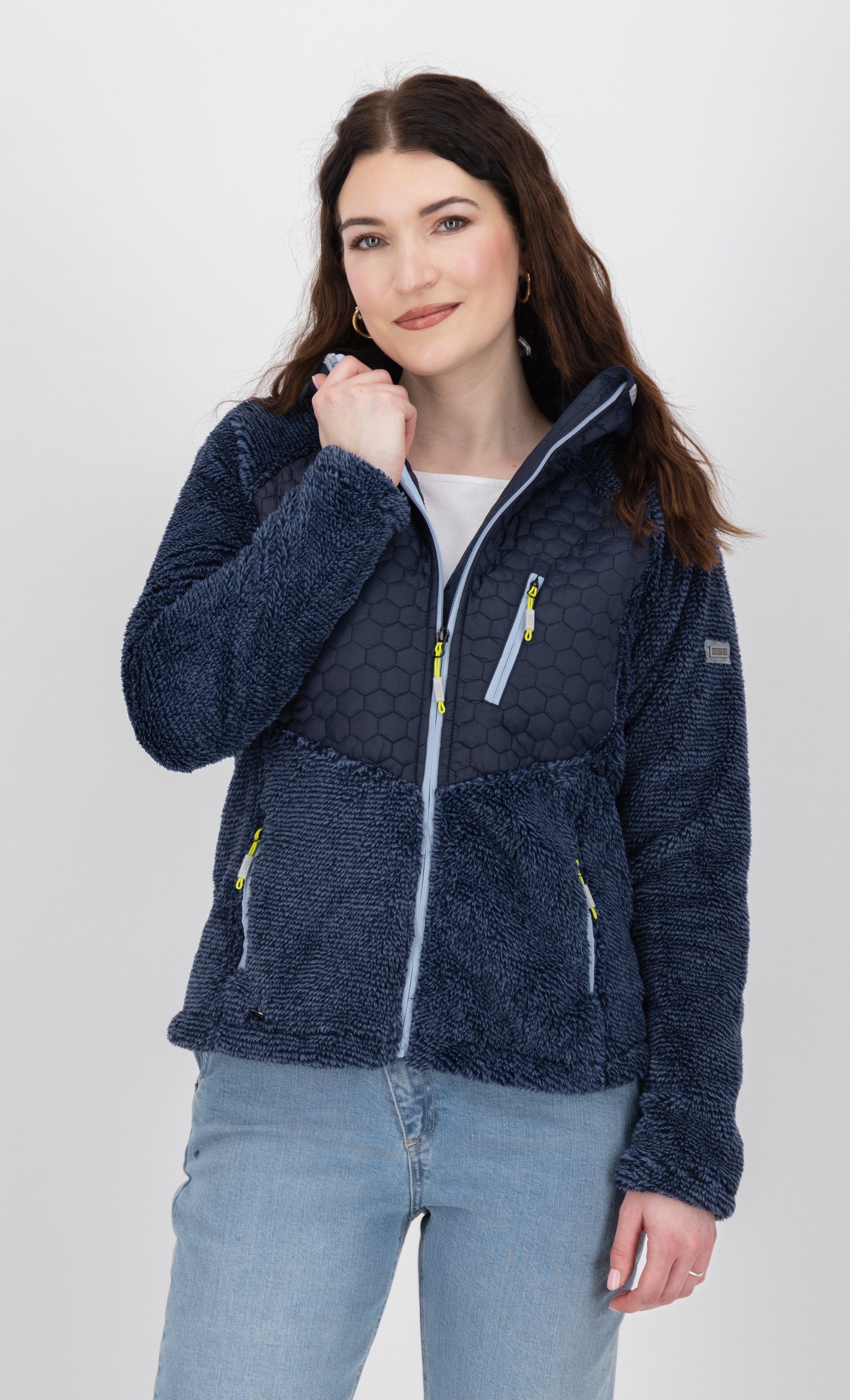 LPO Fleecejack FEDORA WMN dames fleece vesten maat 36 (S) blauw