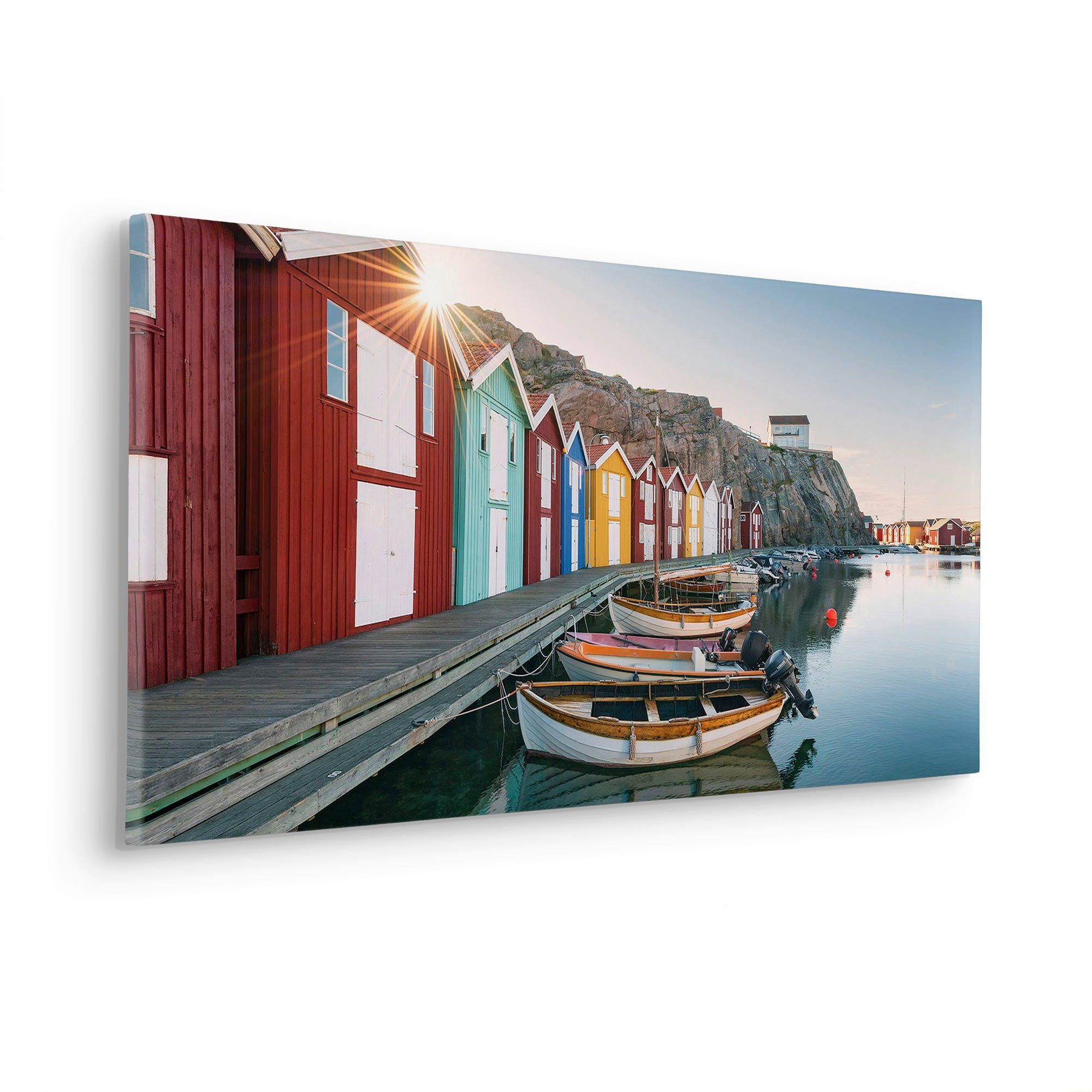 Komar Artprint op linnen Keilrahmenbild - Malerische Smögen - Größe 90 x 40 cm (set)