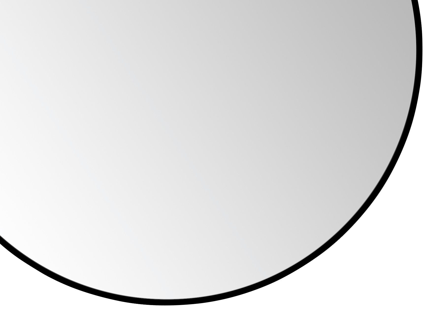 Talos Wandspiegel decoratieve ronde spiegel met aluminiumframe, ø 120 cm
