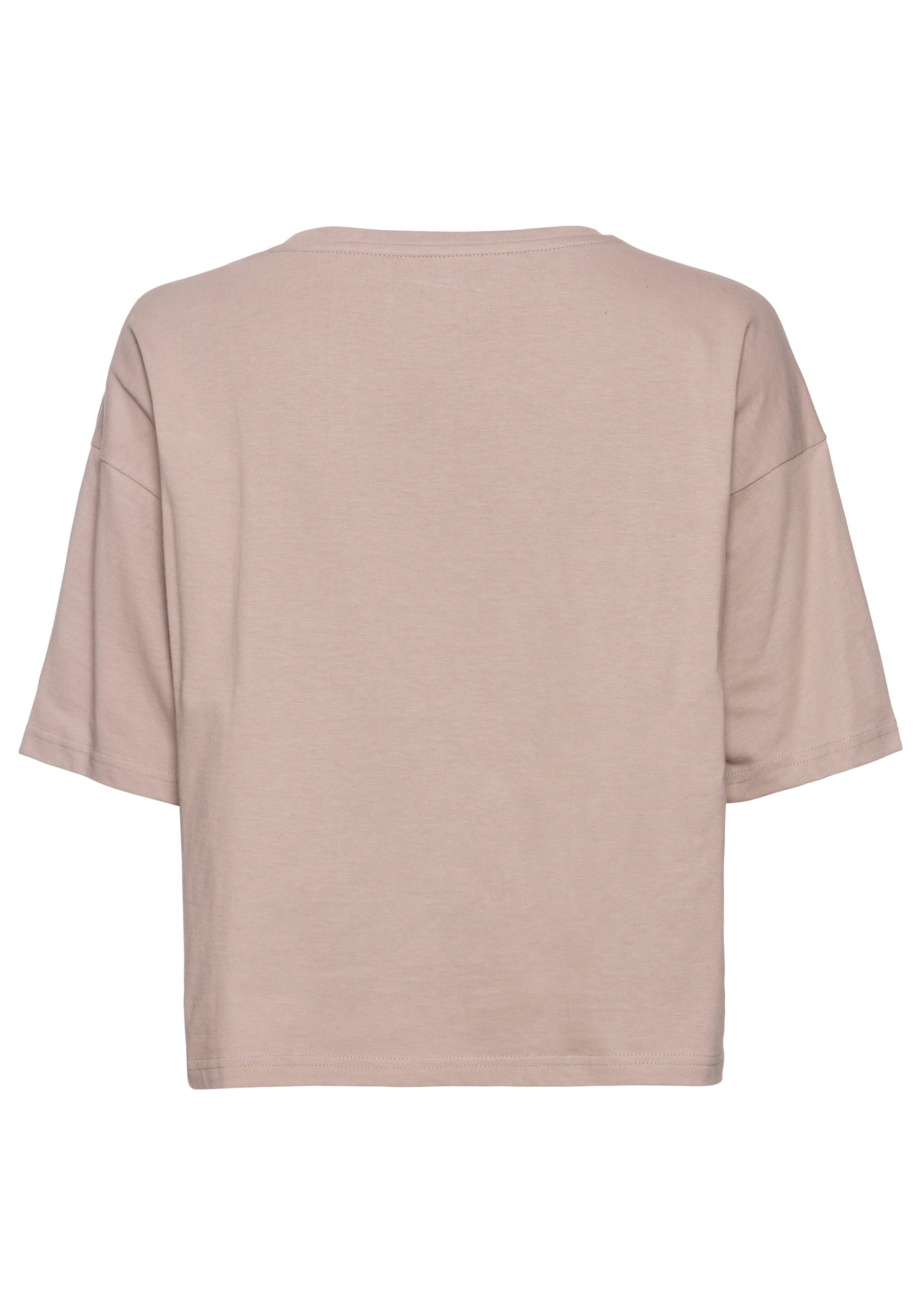 French Connection T-shirt met wijde mouwen en logo-print
