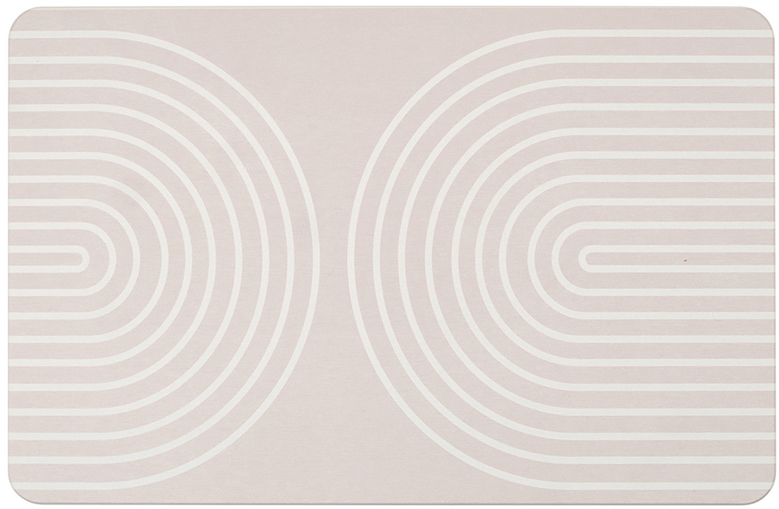 WENKO Badmat Model Nazca antislip, sterk waterabsorberend, van kiezelgur (1 stuk)