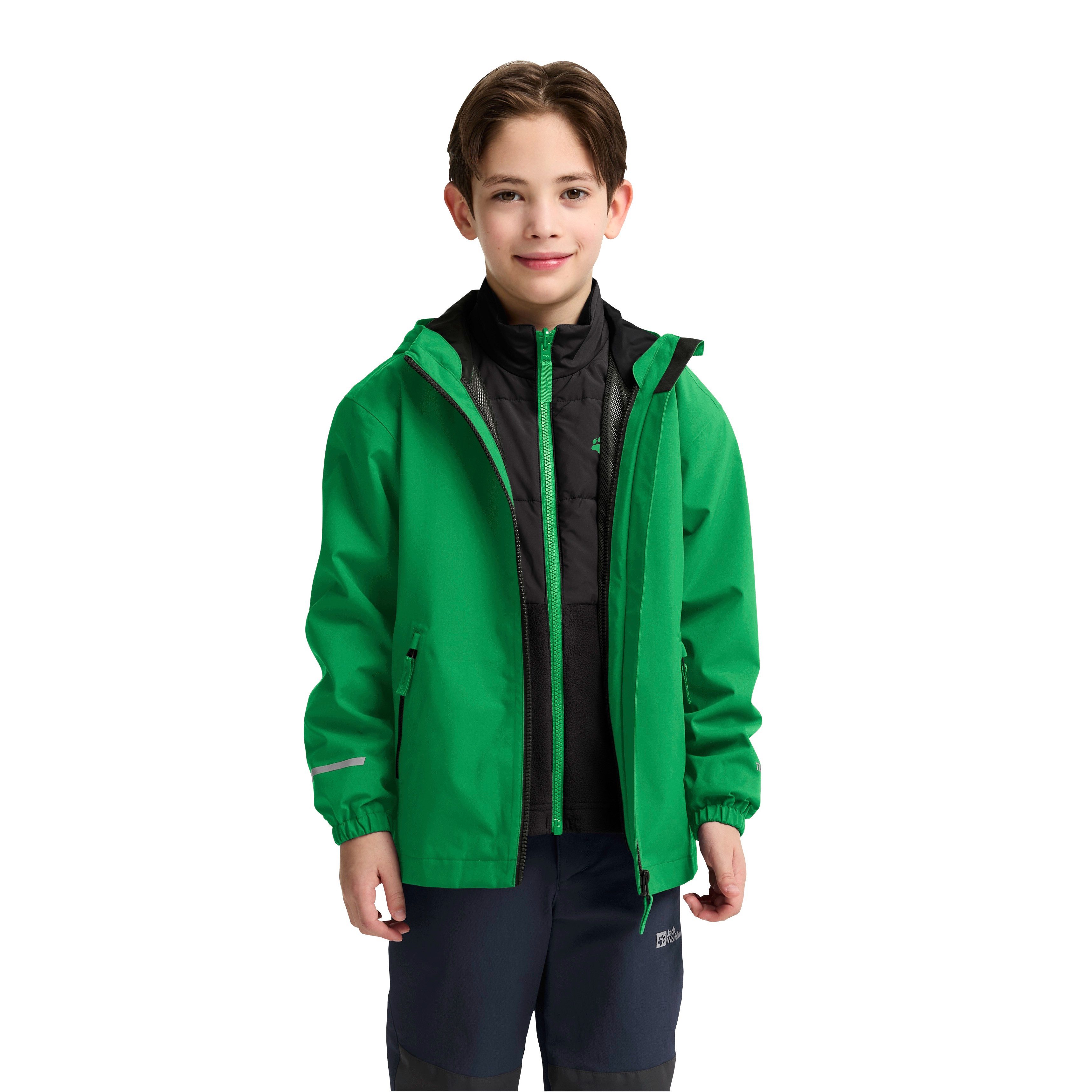 Jack Wolfskin Functioneel 3-in-1-jack HYBRID 3IN1 JACKET K