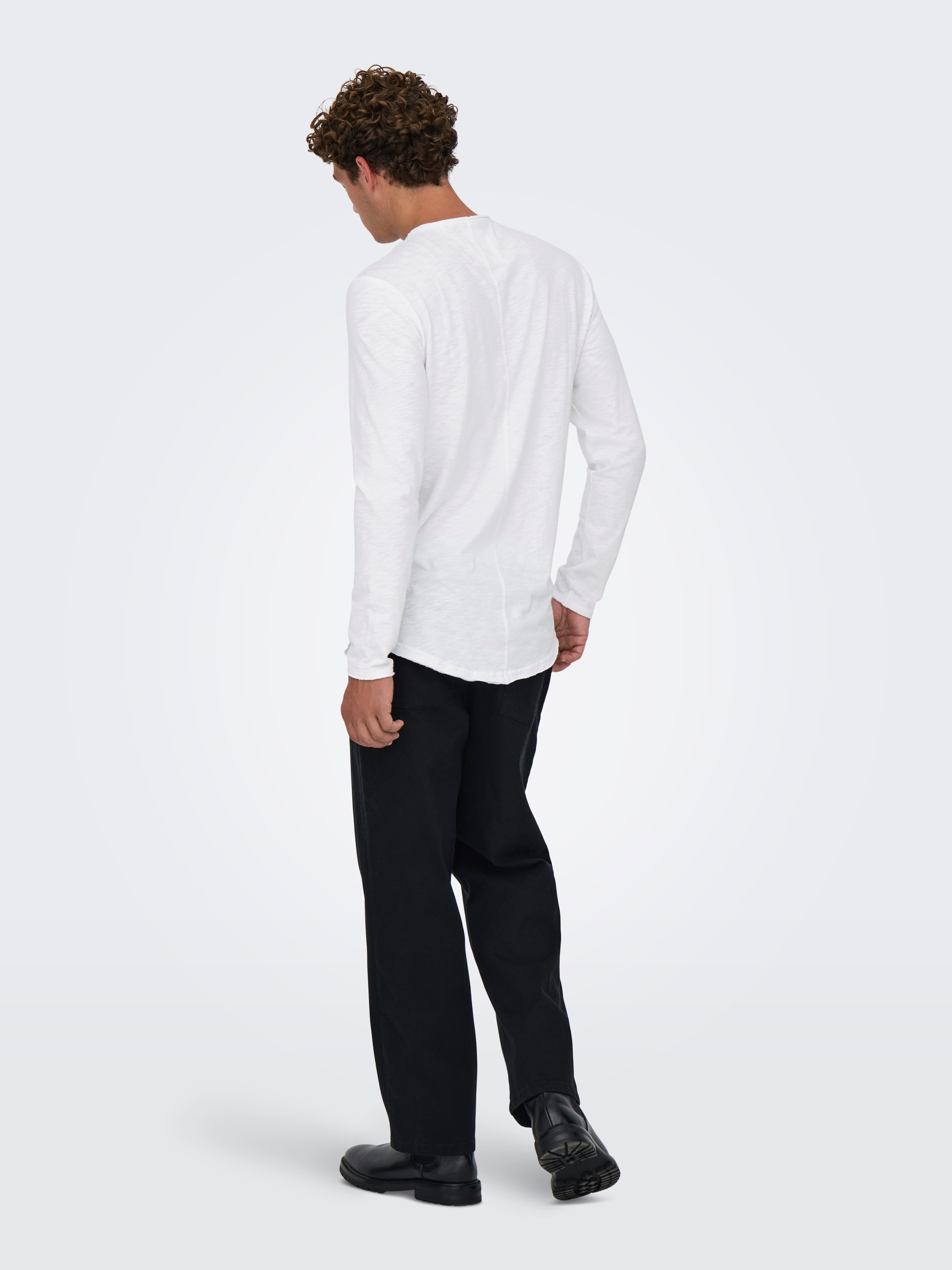 ONLY & SONS Shirt met lange mouwen ONSBENNE LONGY LS TEE VD