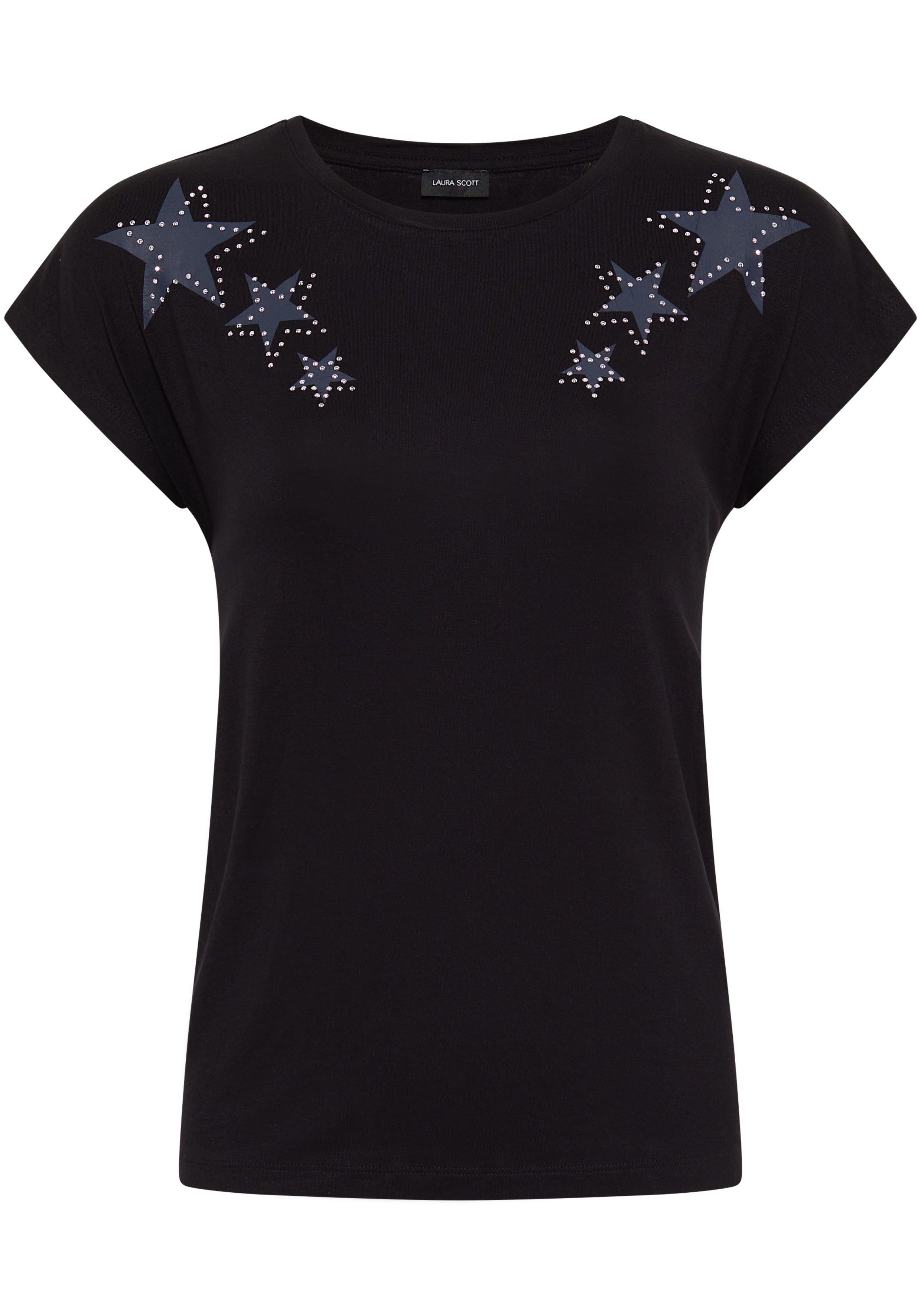 Laura Scott Shirt met korte mouwen met stijlvolle sterren
