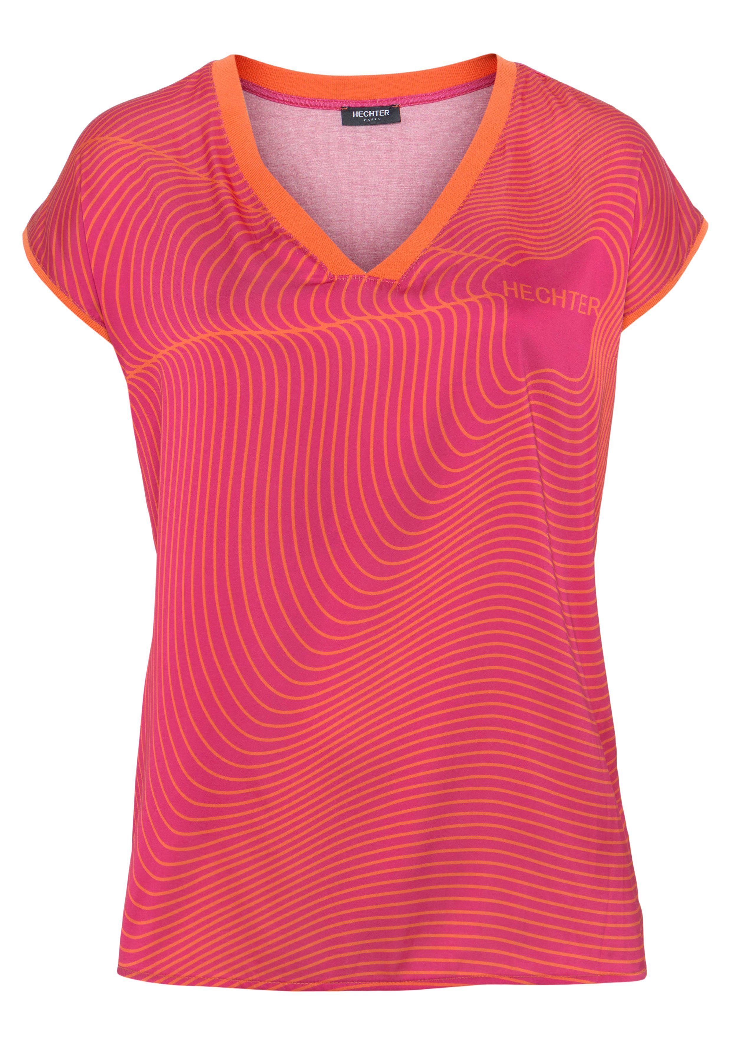 HECHTER PARIS Shirtblouse met logoprint