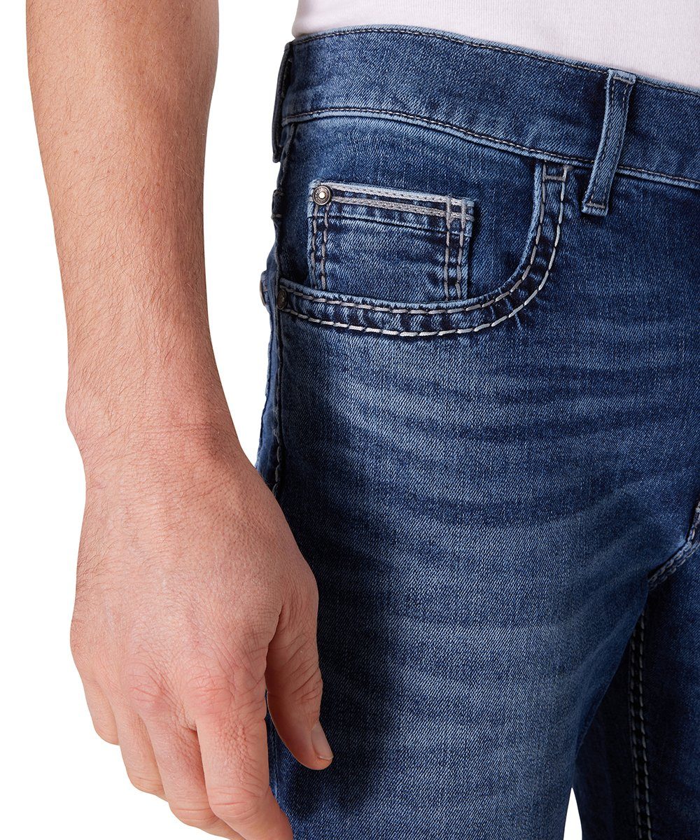 Pioneer Authentic Jeans Straight jeans Rando dikke naden