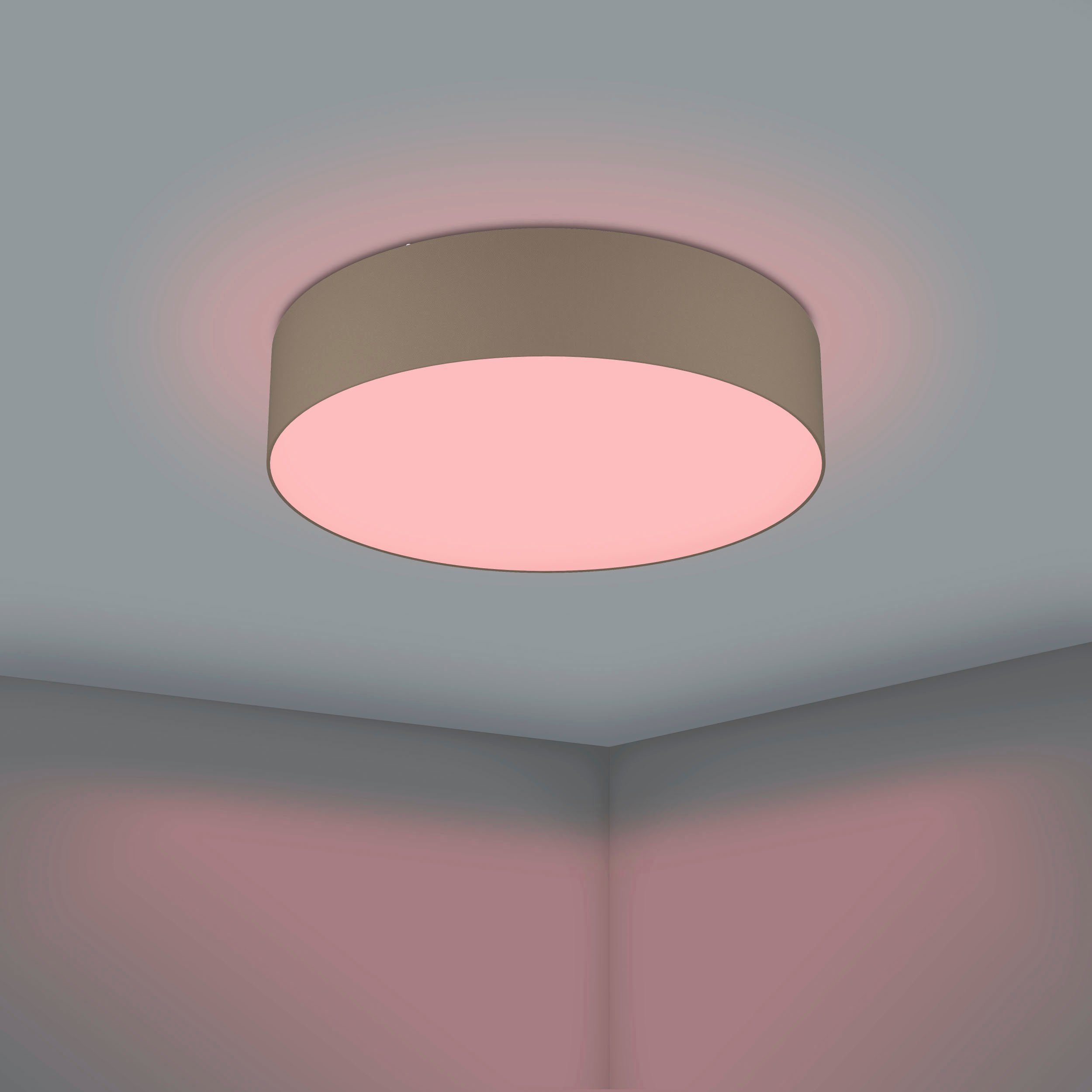 EGLO Plafondlamp ROMAO-Z App / spraakbesturing Alexa, ‎‎‎‎‎‎‎Ø 77cm, excl. afstandsbediening (1 stuk)
