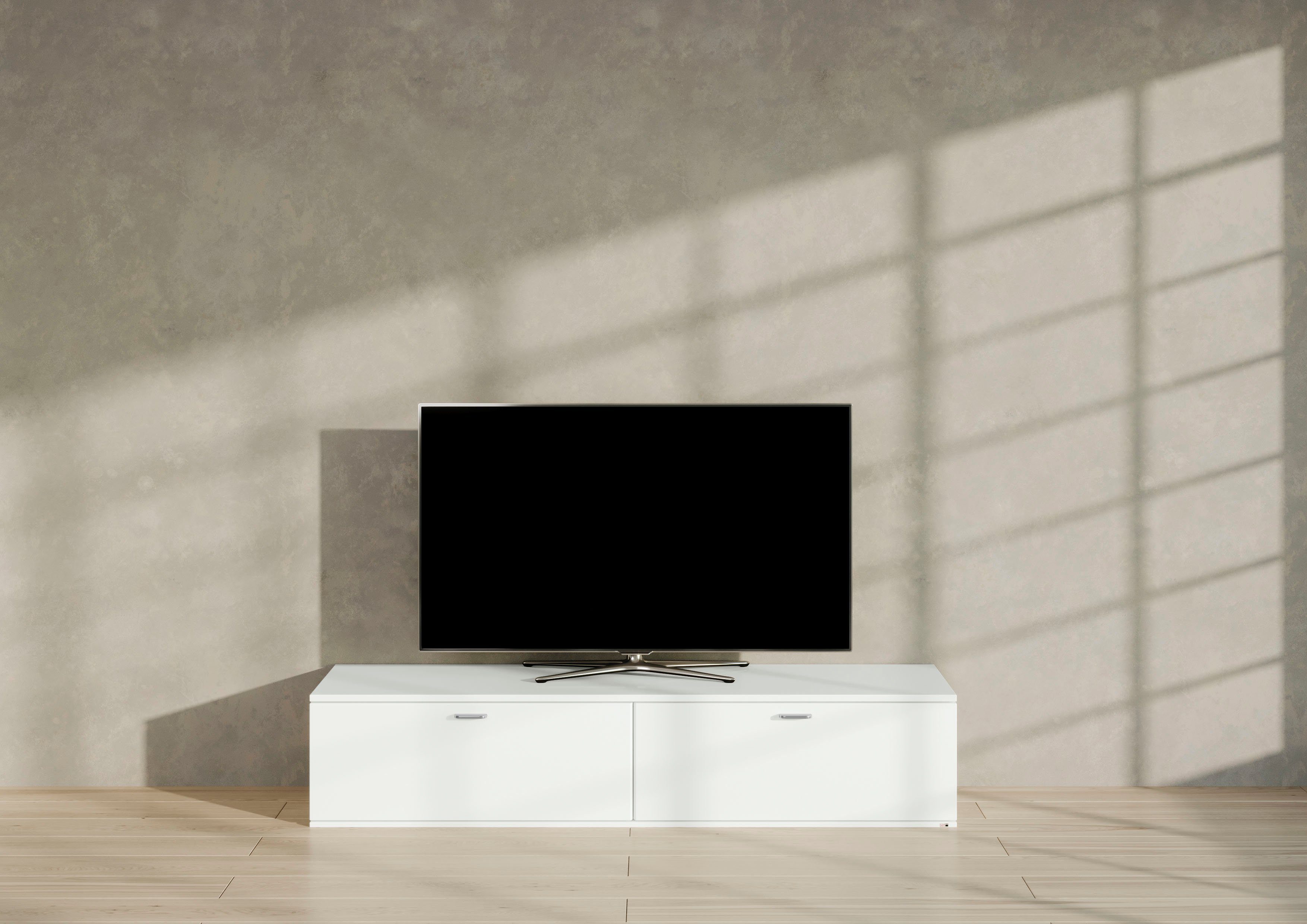 set one by Musterring Tv-meubel Tacoma Type 31, breedte 180 cm lowboards wit