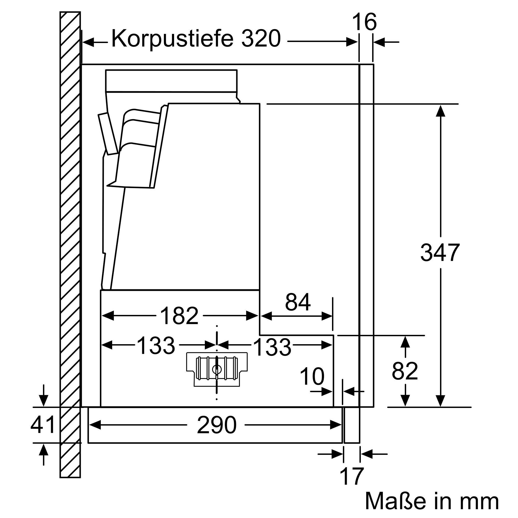 SIEMENS Vlakscherm-afzuigkap LI97RA561
