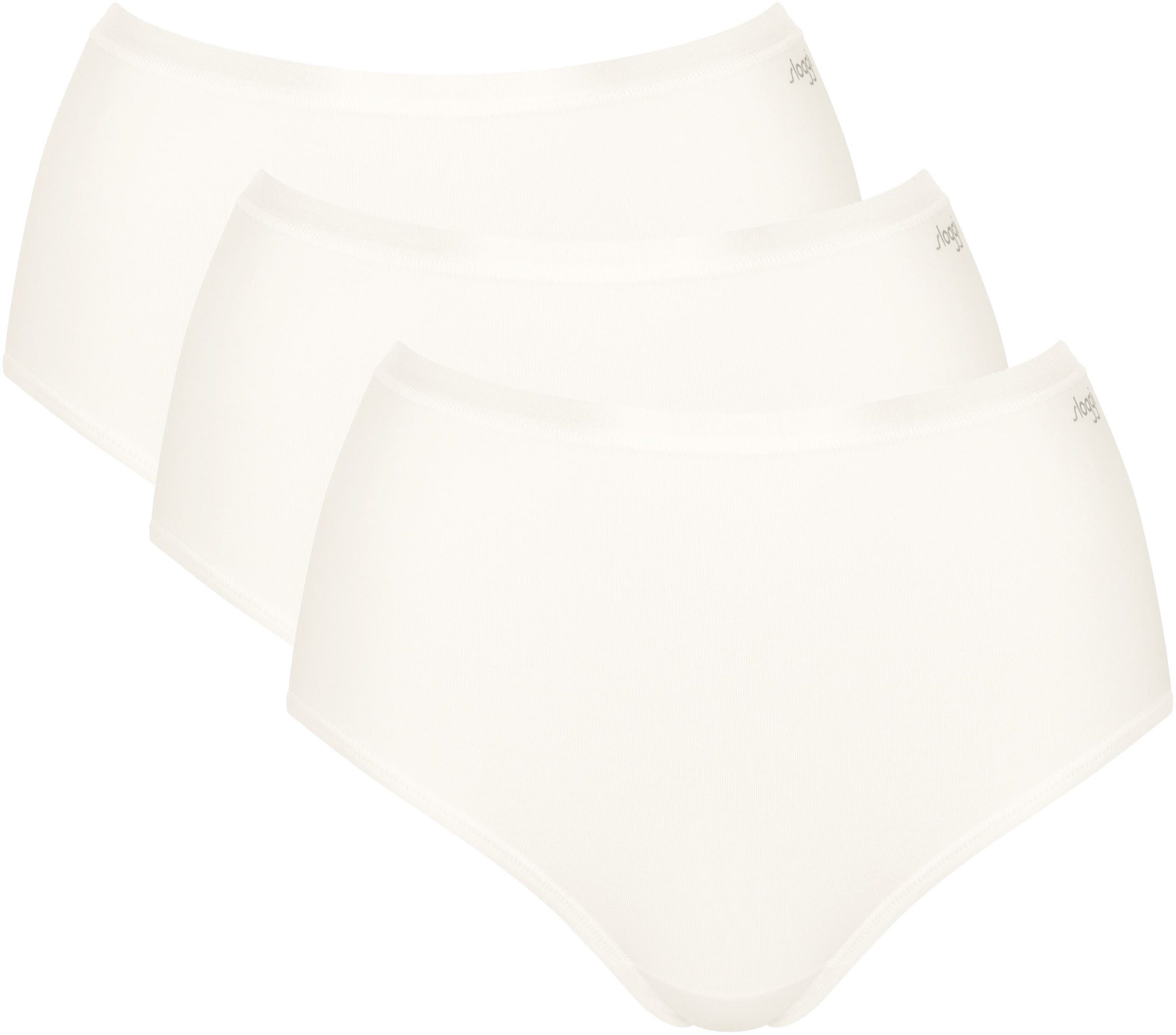 Sloggi Slip GO Daily Cotton Highwaist 3P (3 stuks) dames slips maat XXL wit