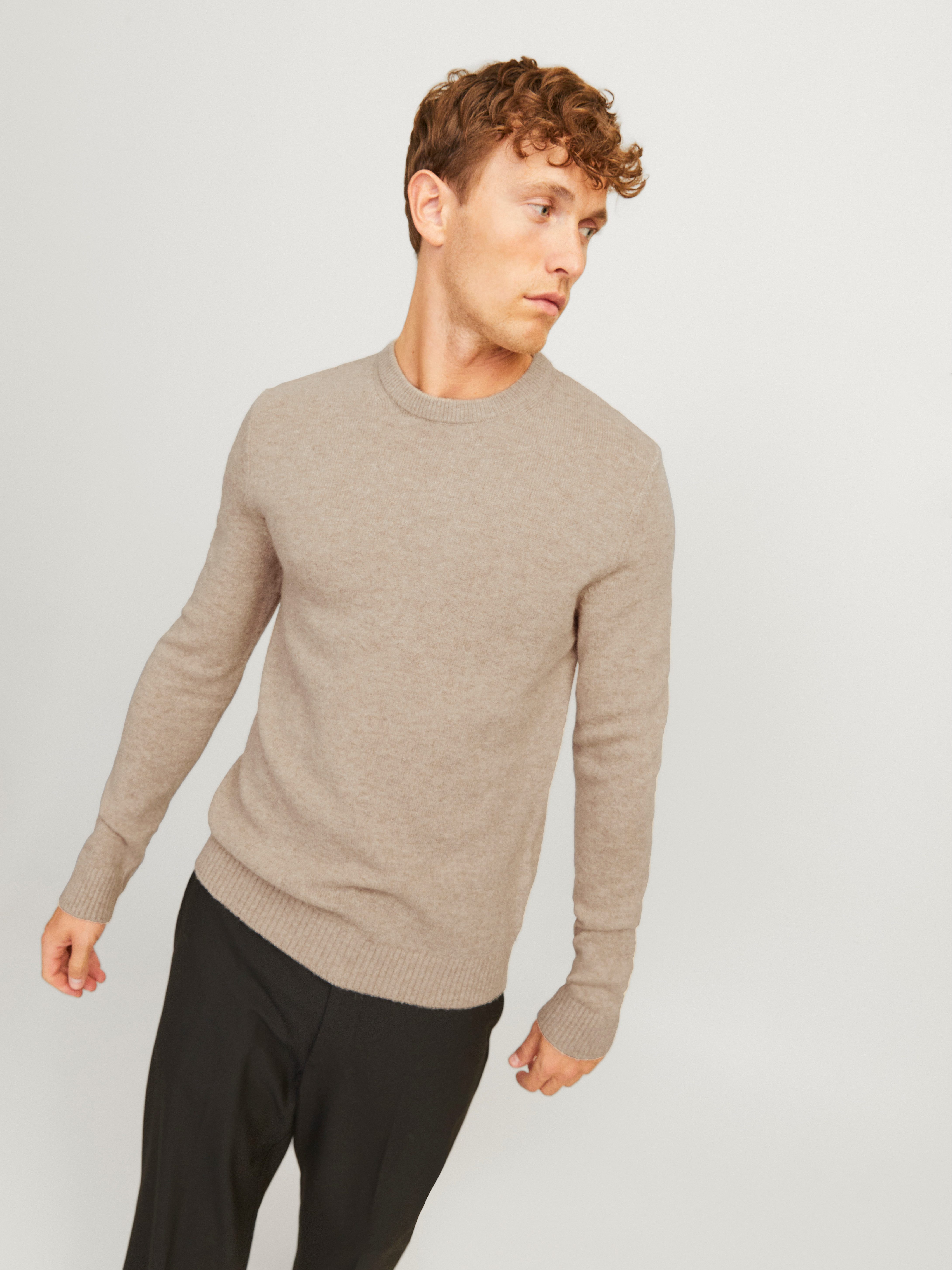 Jack & Jones Trui met ronde hals JPRBLULAMBSWOOL KNIT CREW NECK