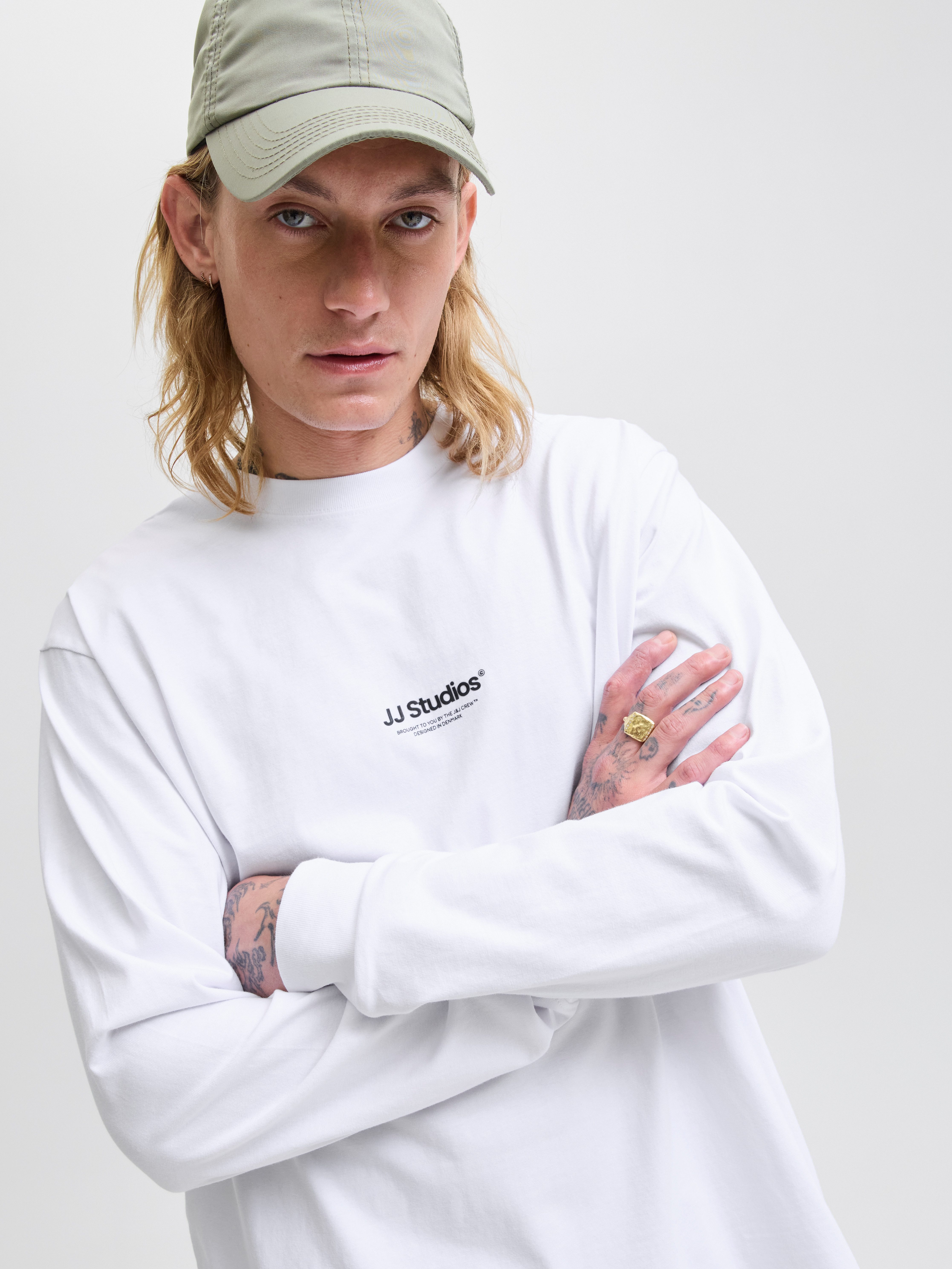 Jack & Jones Shirt met lange mouwen JJESOHO TEE LS CREW NECK NOOS
