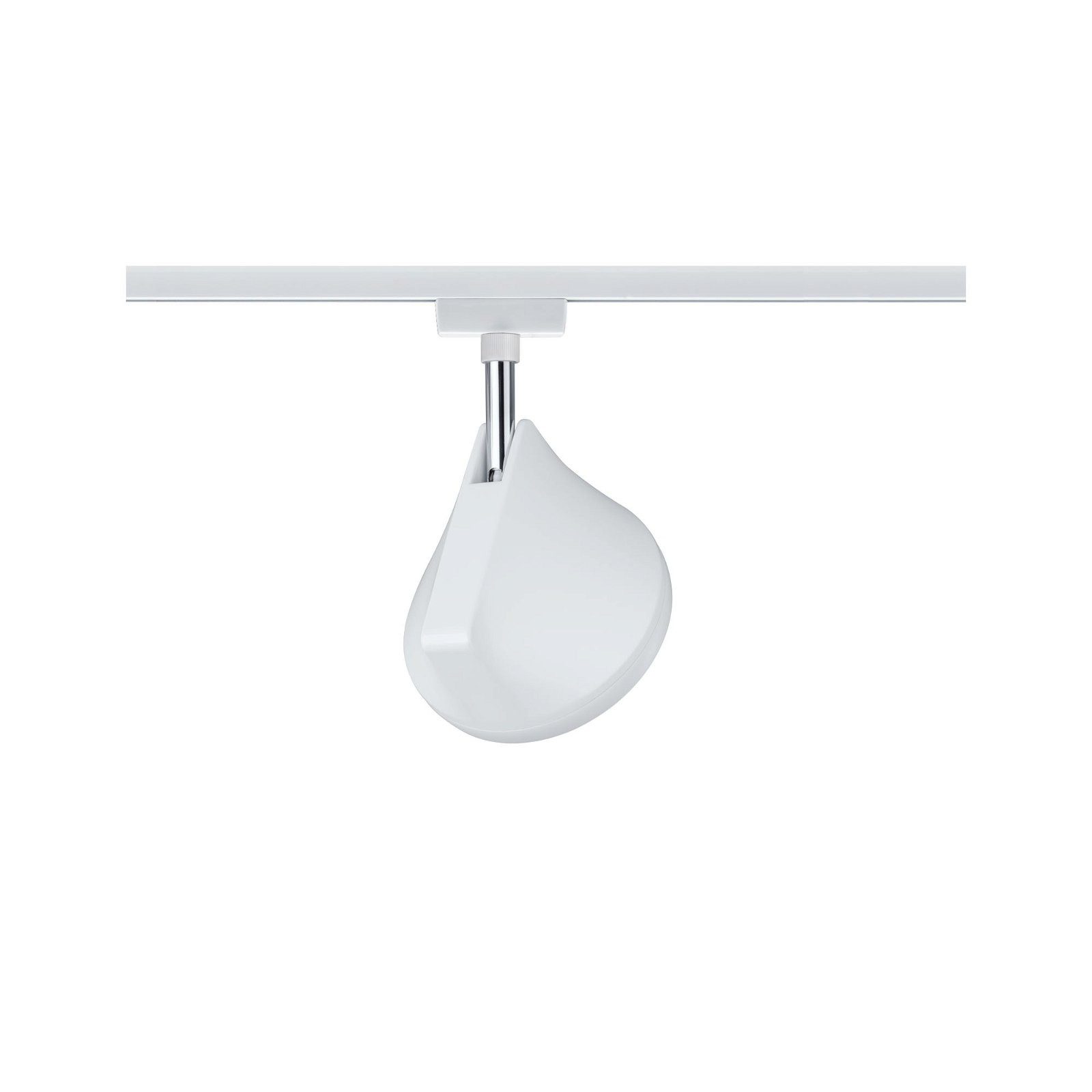 Paulmann Railsysteem-lampen URail rail spot Arena 800lm 14W 2700K 230V Zwart mat, Chroom