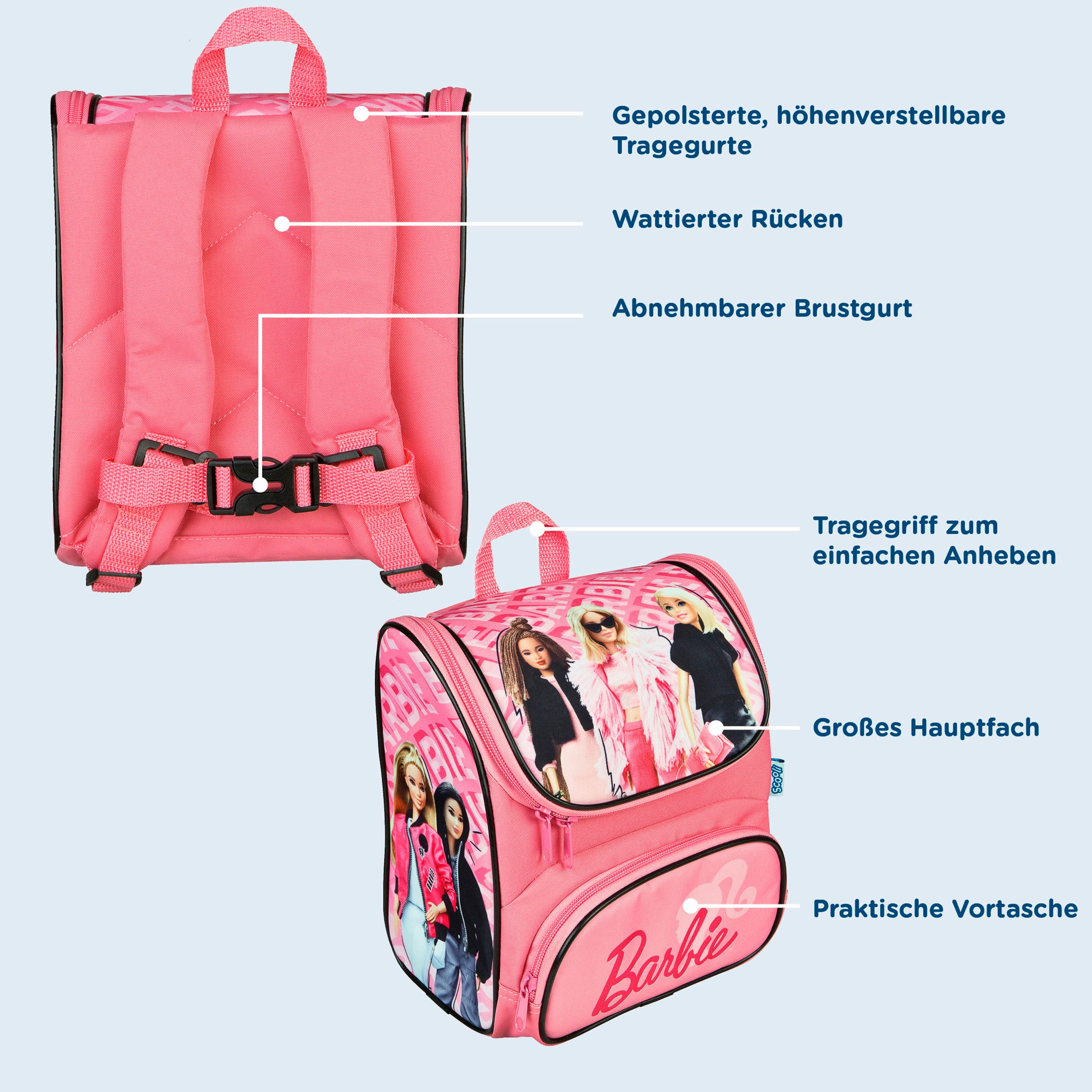 Scooli Schooltas voor kleuters Cutie, Barbie