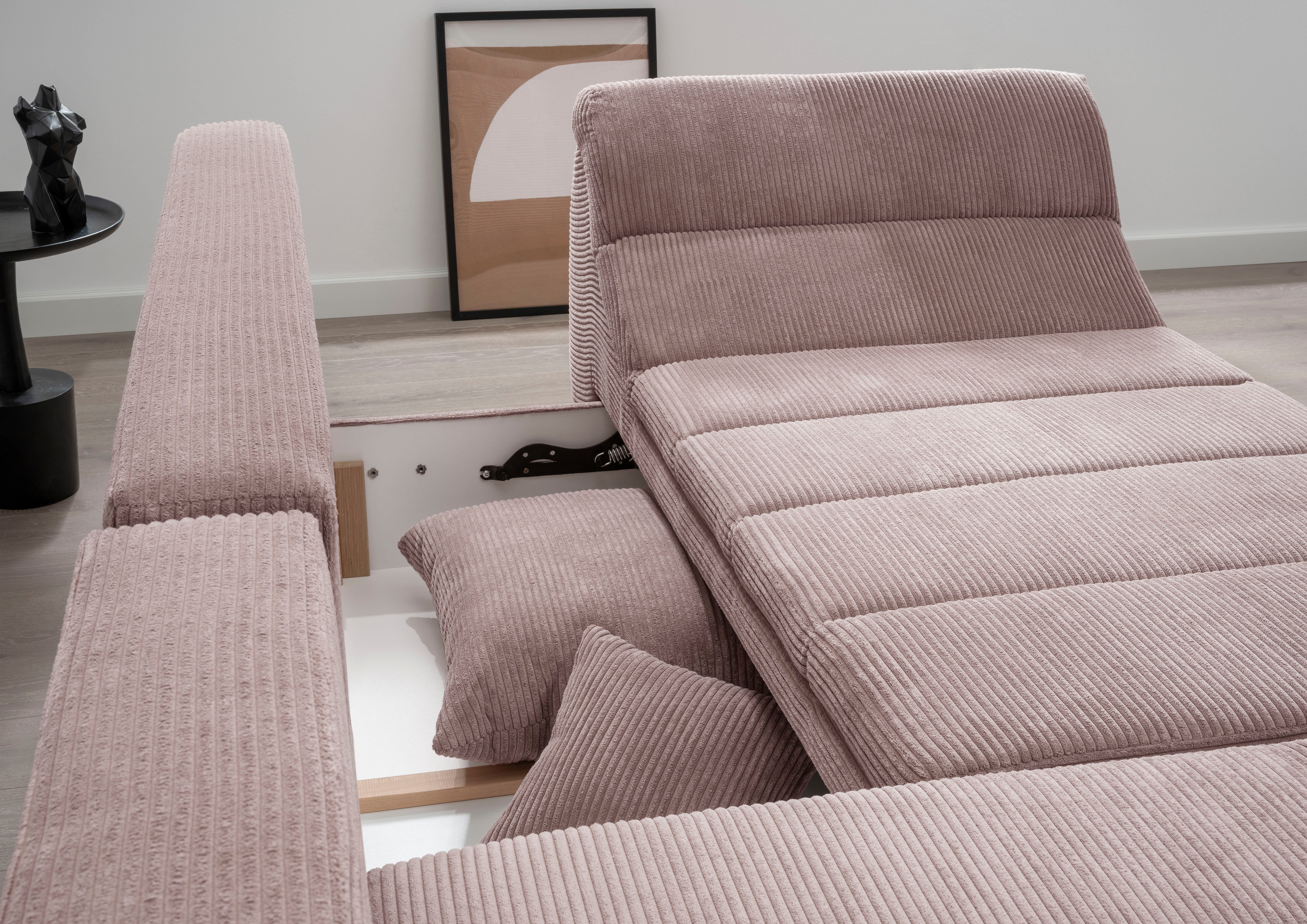 INOSIGN Hoekbank Imola, comfortabel, actuele stikking in de zitting, L-vorm, breedte 270cm