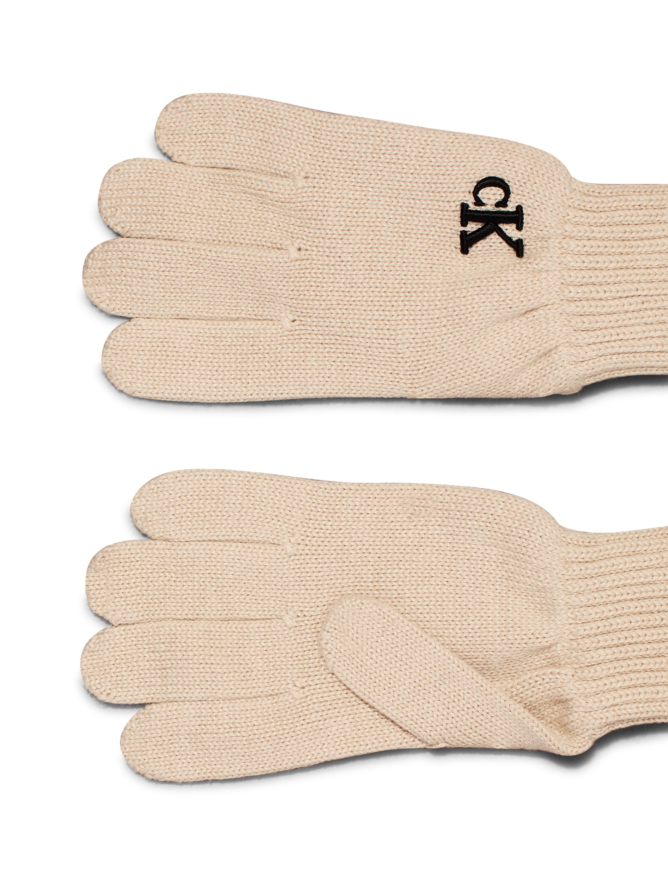 Calvin Klein Gebreide handschoenen SEASONAL POM POM GLOVES
