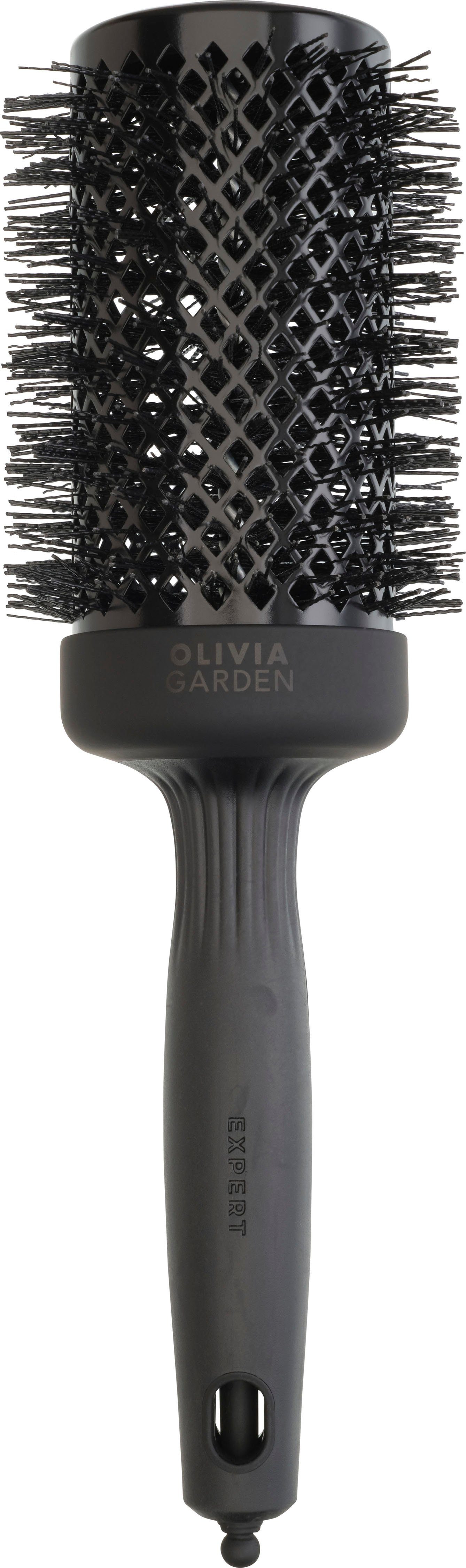 OLIVIA GARDEN Ronde borstel EXPERT BLOWOUT SHINE Wavy Bristles Black Label