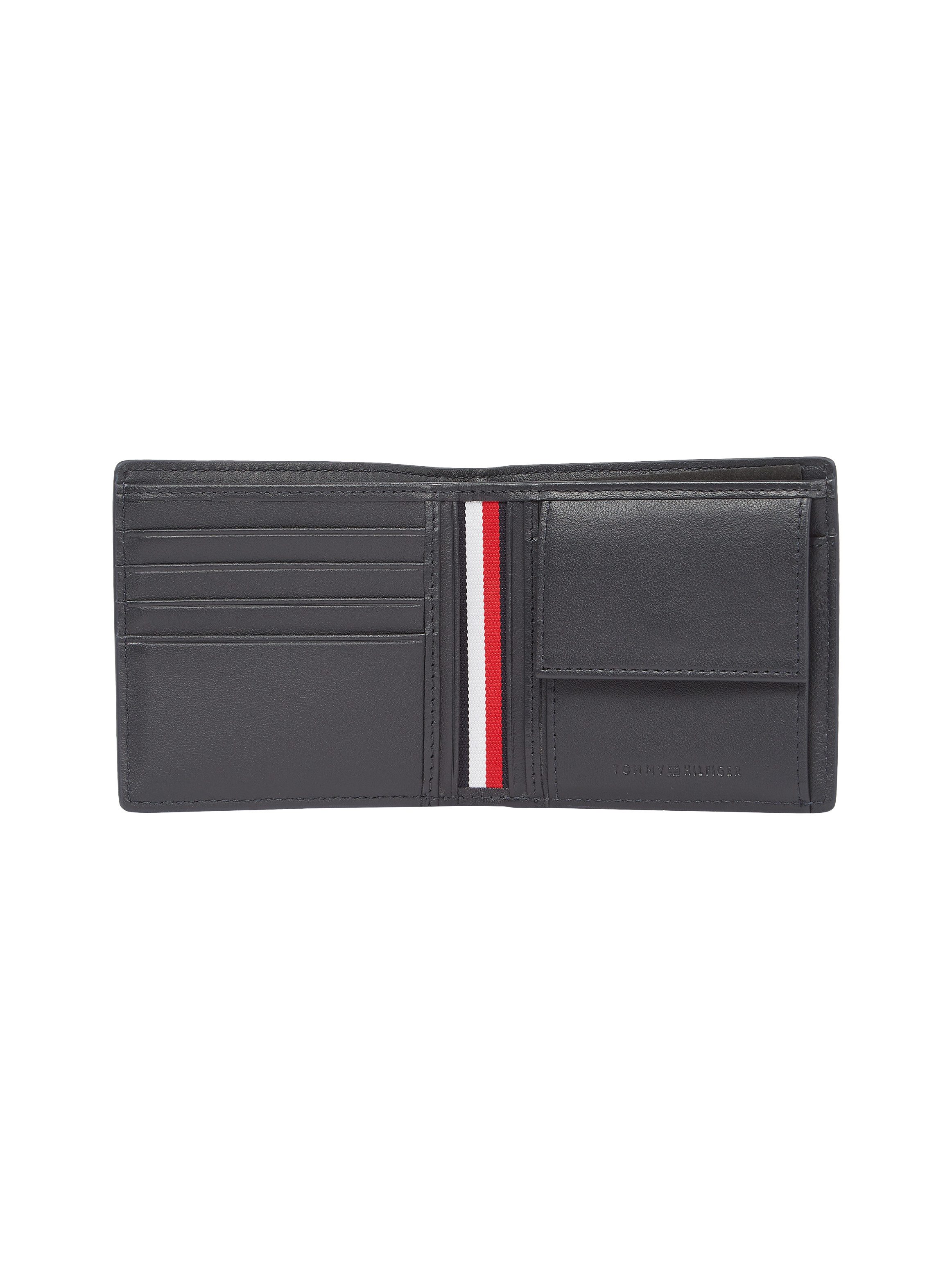 Tommy Hilfiger Portemonnee TH CORP CC AND COIN , heren portemonnee, portemonnee met tommy-strepen aan de binnenkant