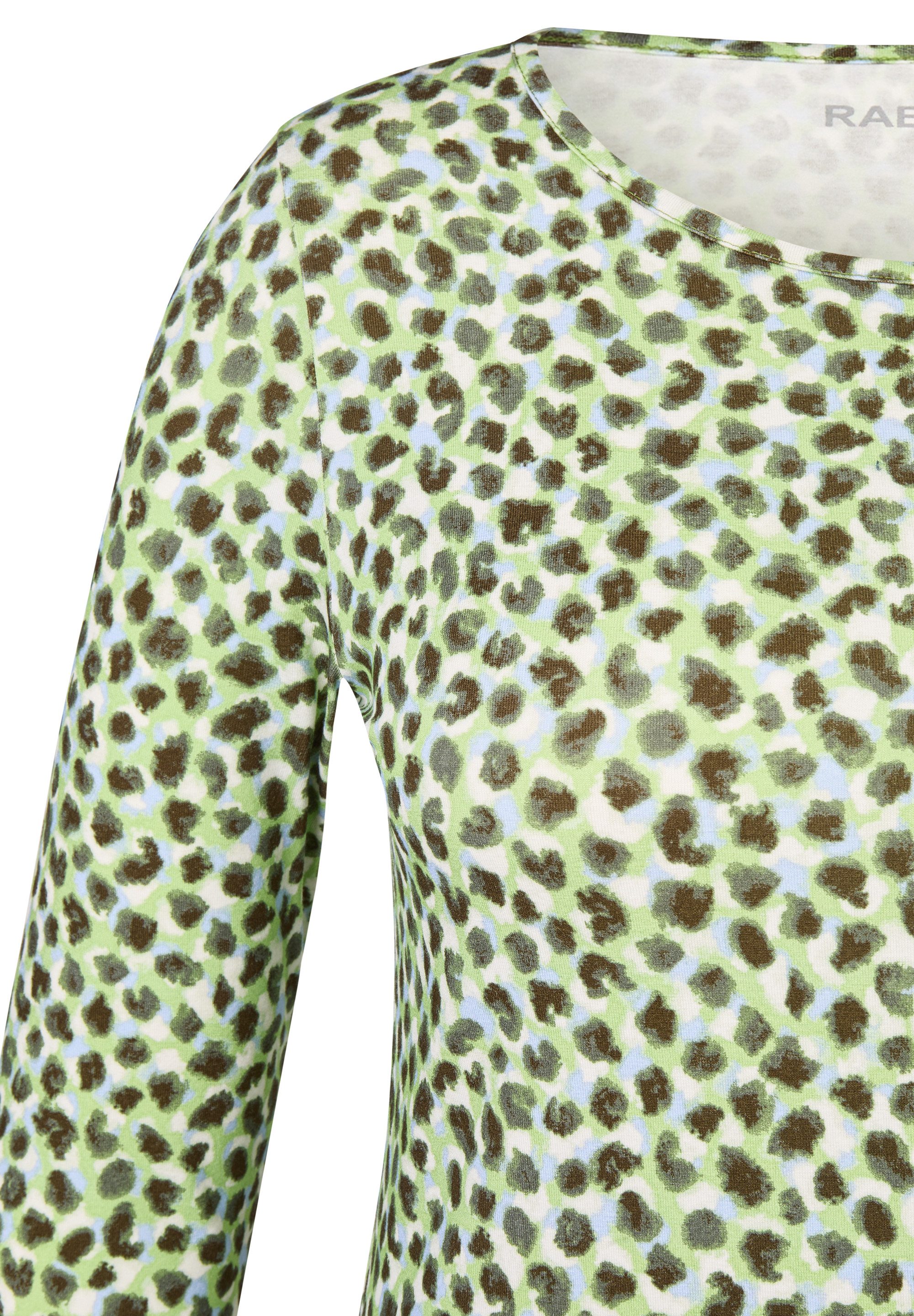 Rabe Shirt met 3/4 mouwen met animal-print