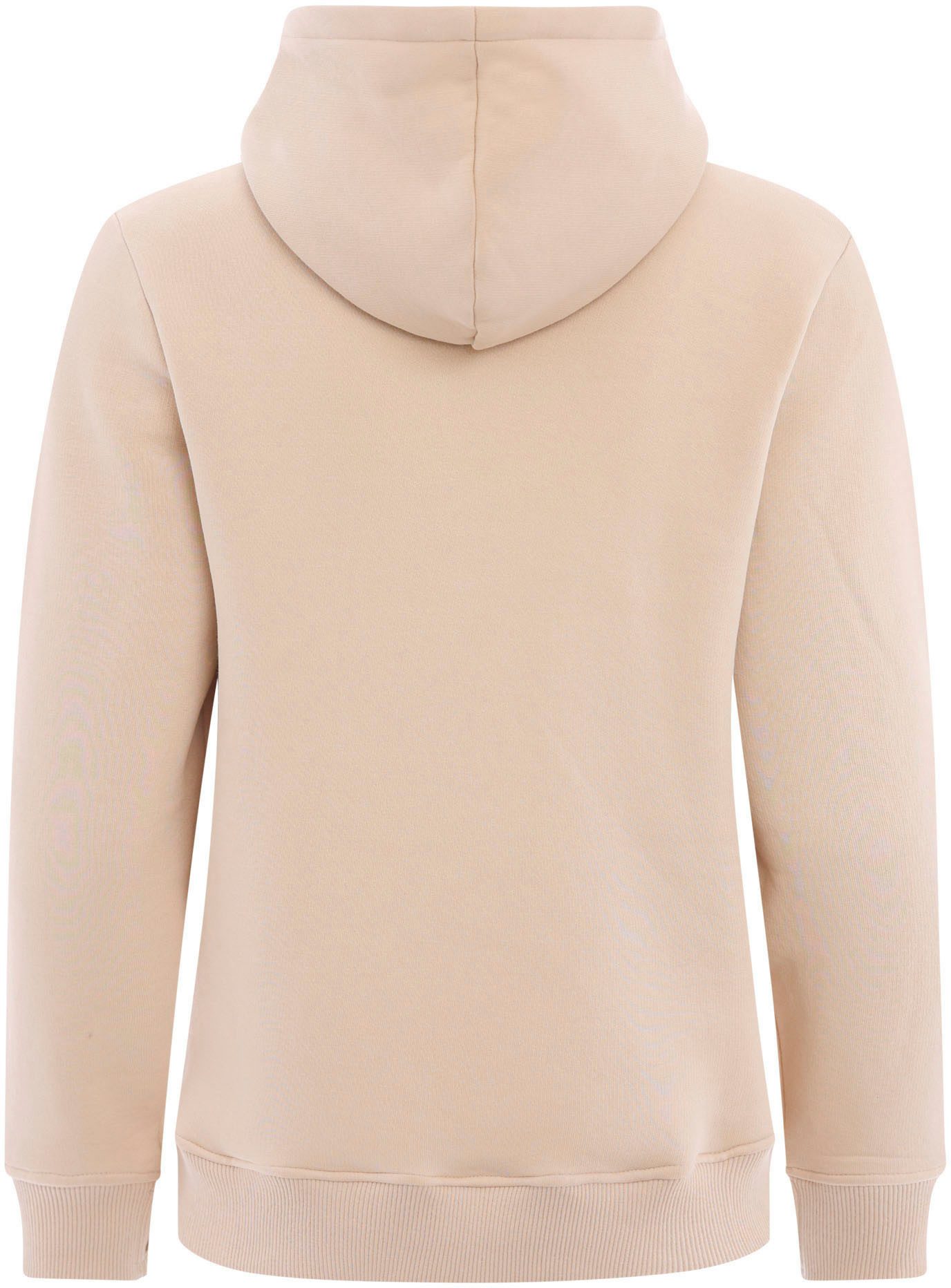 Zwillingsherz Hoodie Happy and Beautiful met gelijkkleurige smiley-borduursel en bindbanden met inscriptie