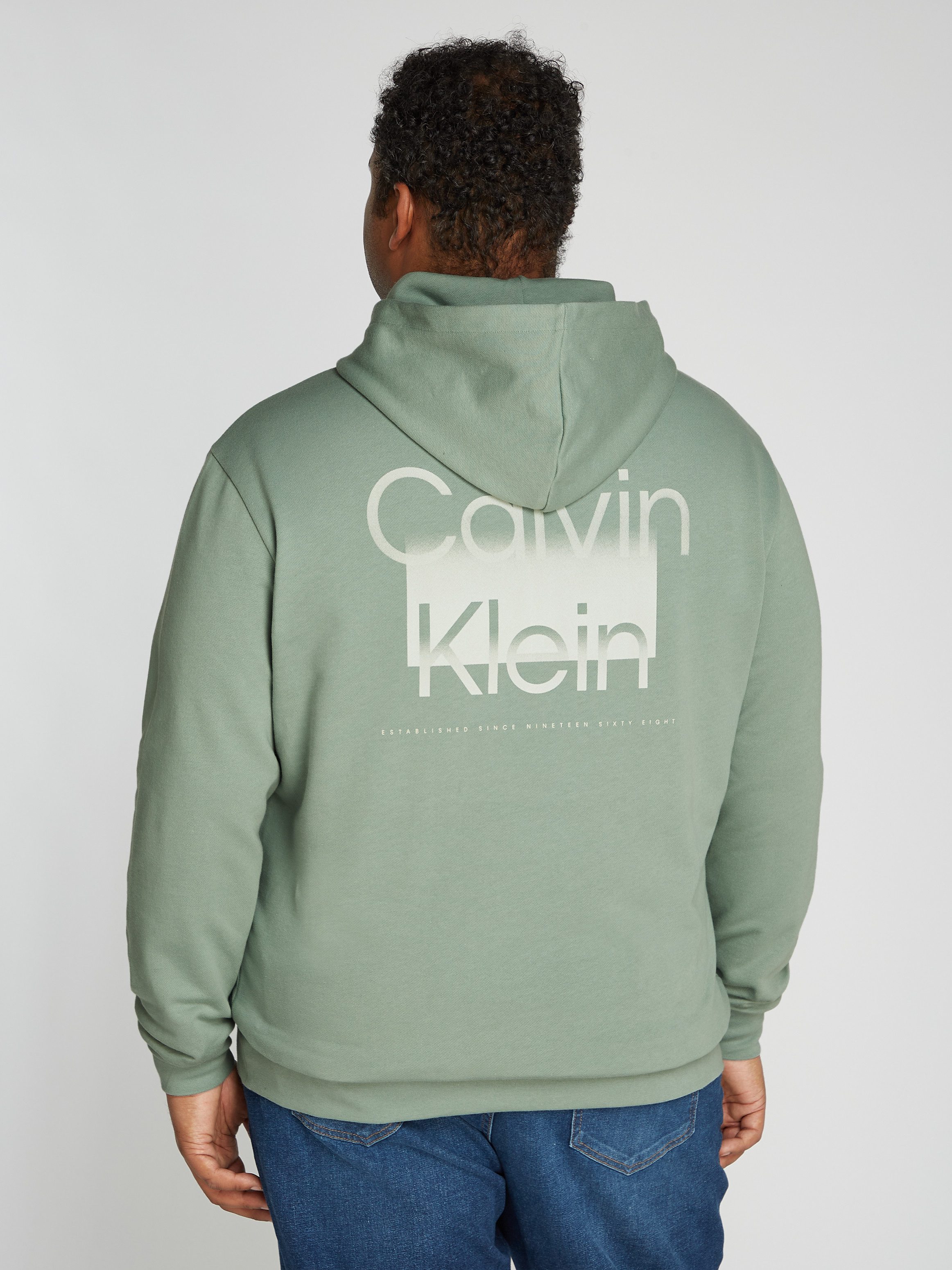 Calvin Klein Hoodie BT_ENLARGERD BACK LOGO HOODIE