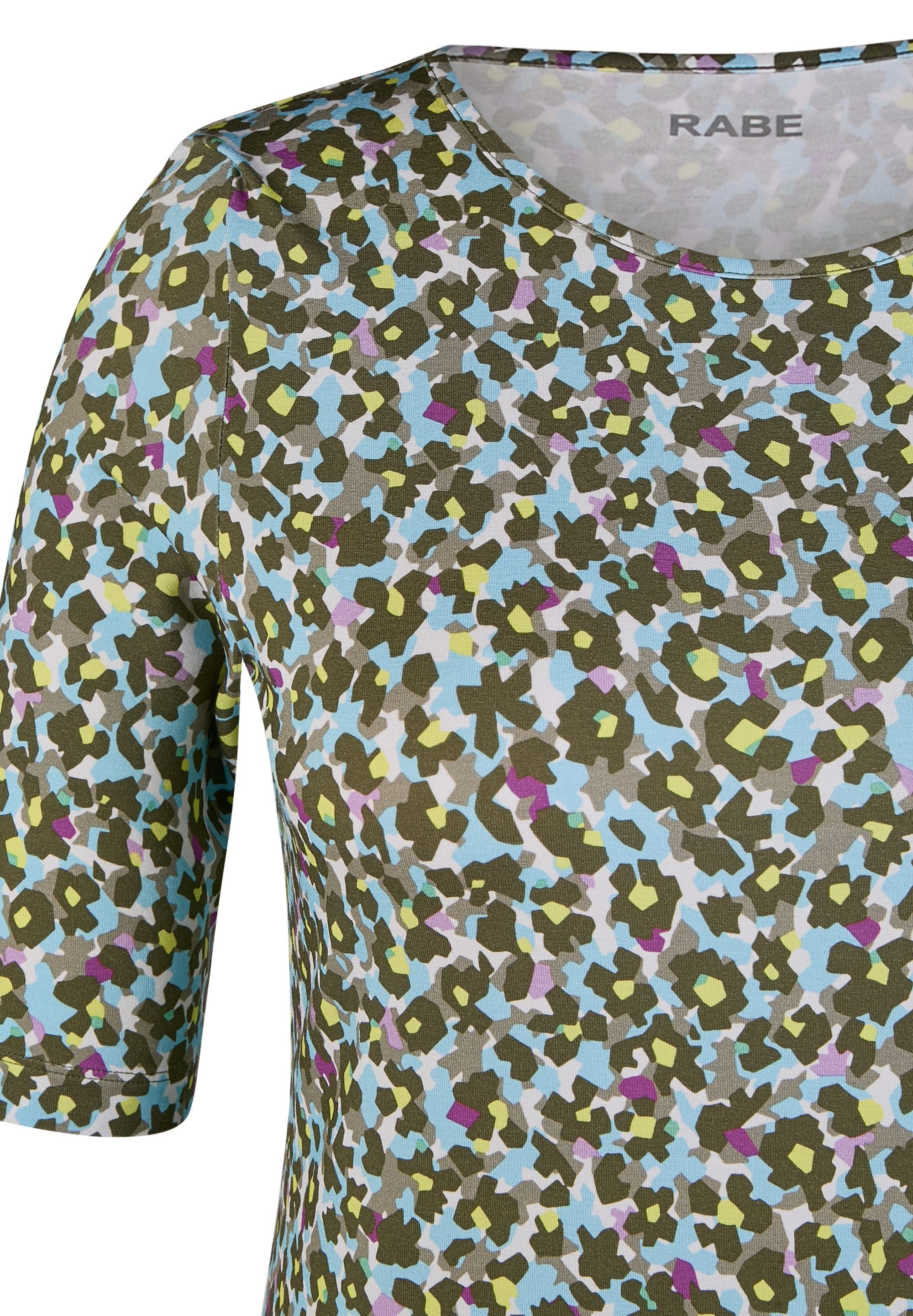 Rabe Shirt met ronde hals met grafische print