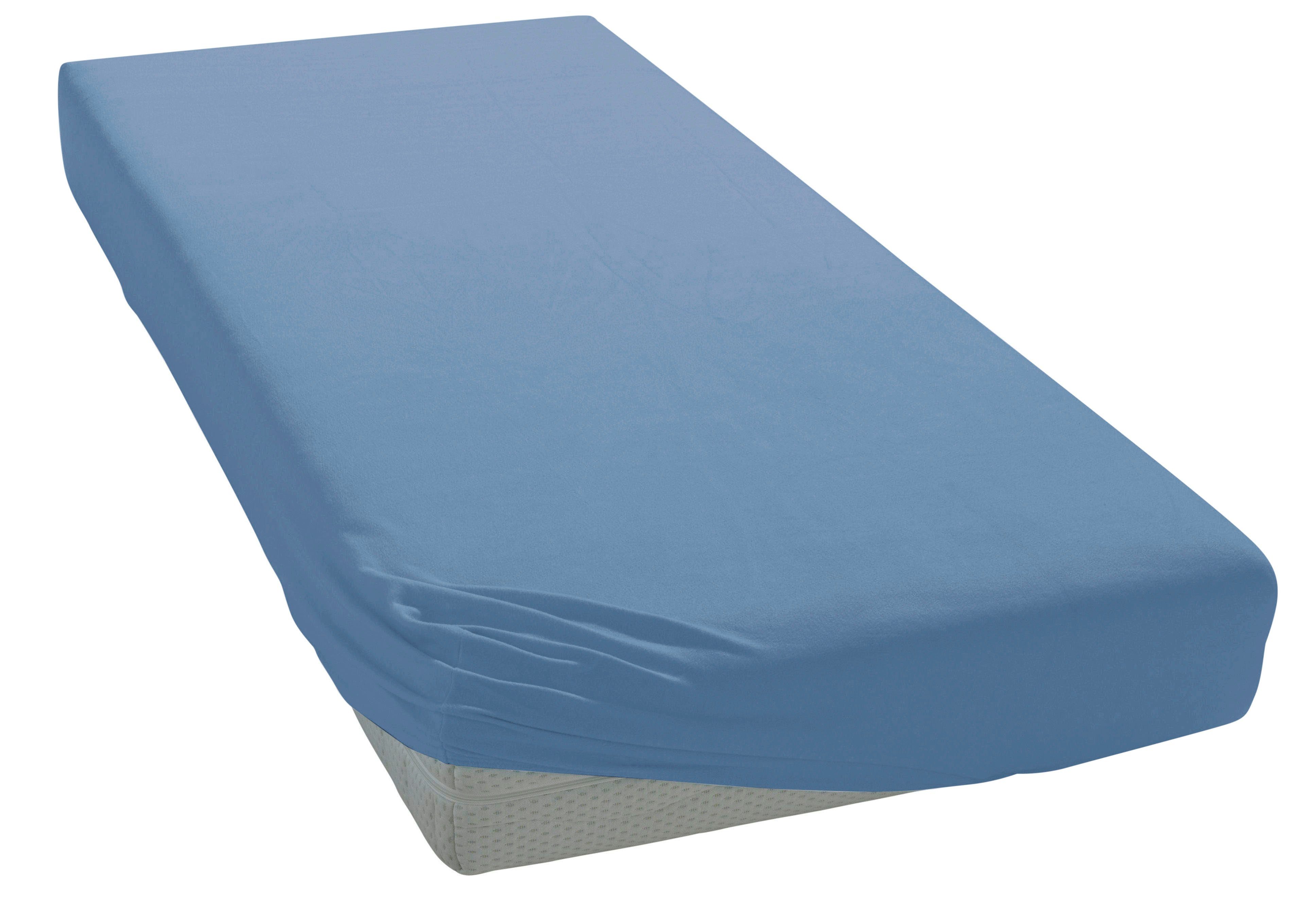 OTTO products Hoeslaken Big Stripe in maat 90x200, 140x200 of 180x200 cm van bio-katoen, voor matrassen tot 30 cm hoogte, laken (1 stuk)