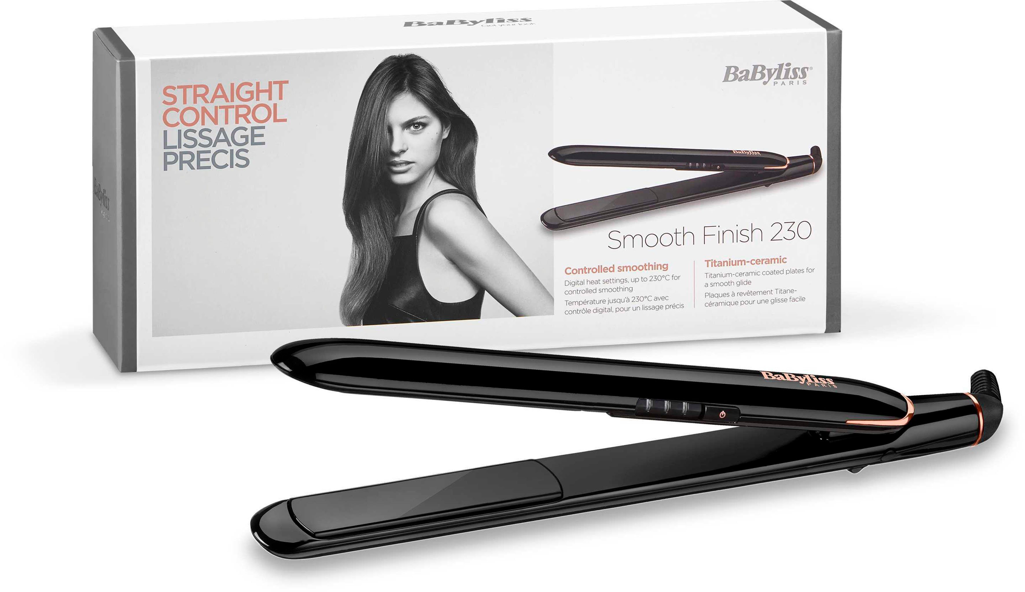 Babyliss Straightener Smooth Finish 230