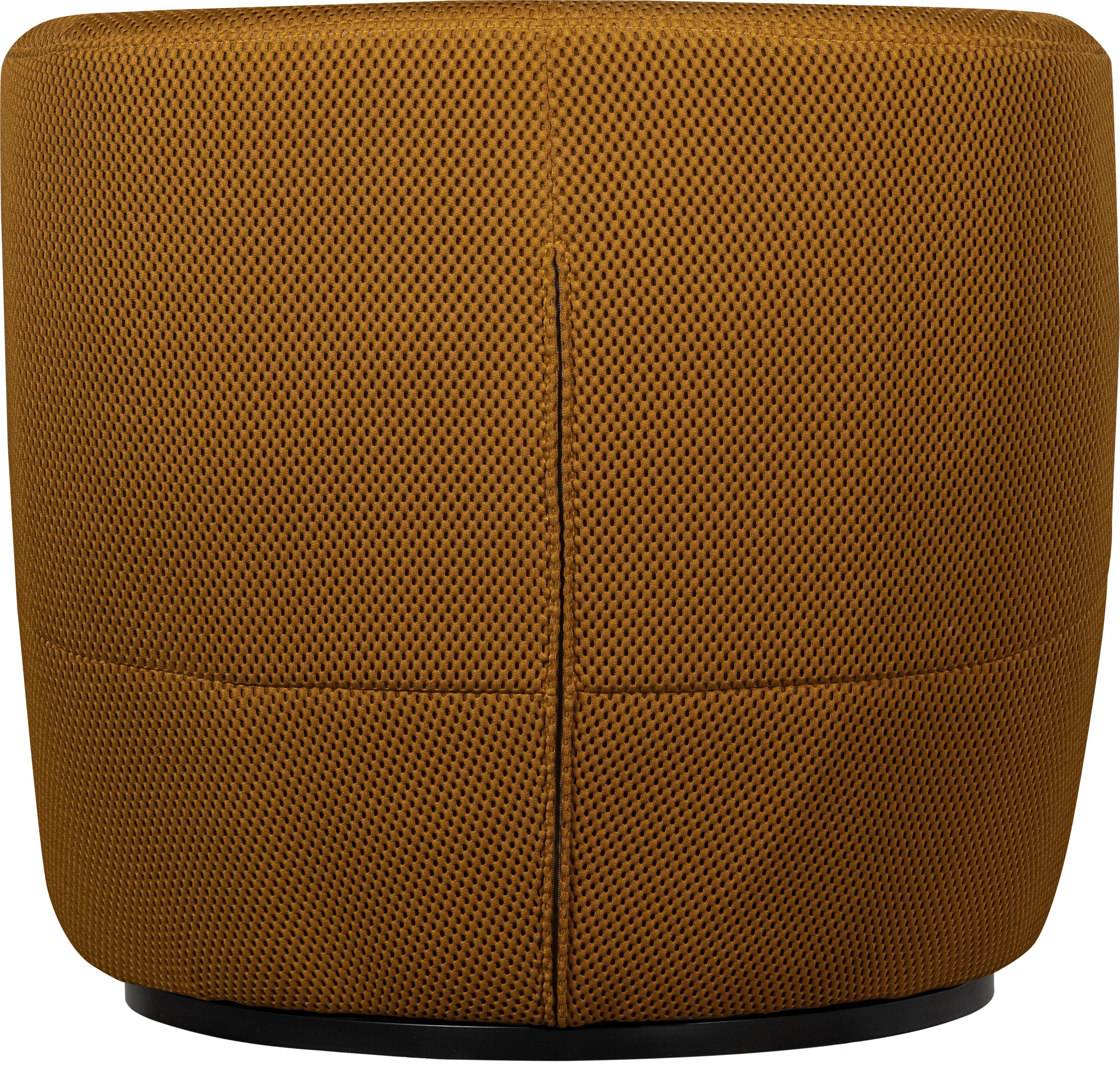 WOOOD Draaibare fauteuil Serra in elke richting draaibaar, ronde vorm, h 68 cm x b 70 cm