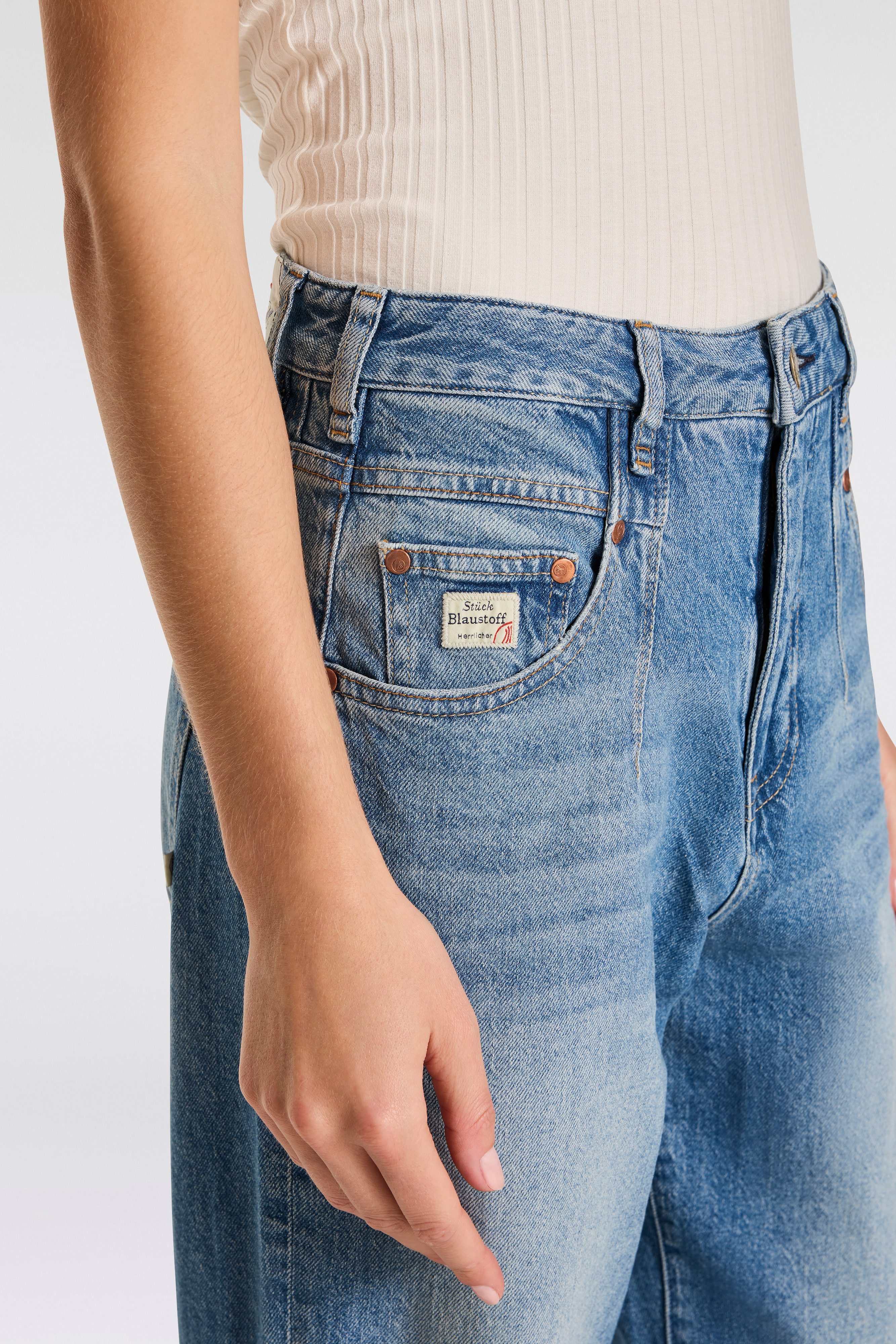Herrlicher Straight jeans Brooke Recycled Denim Light