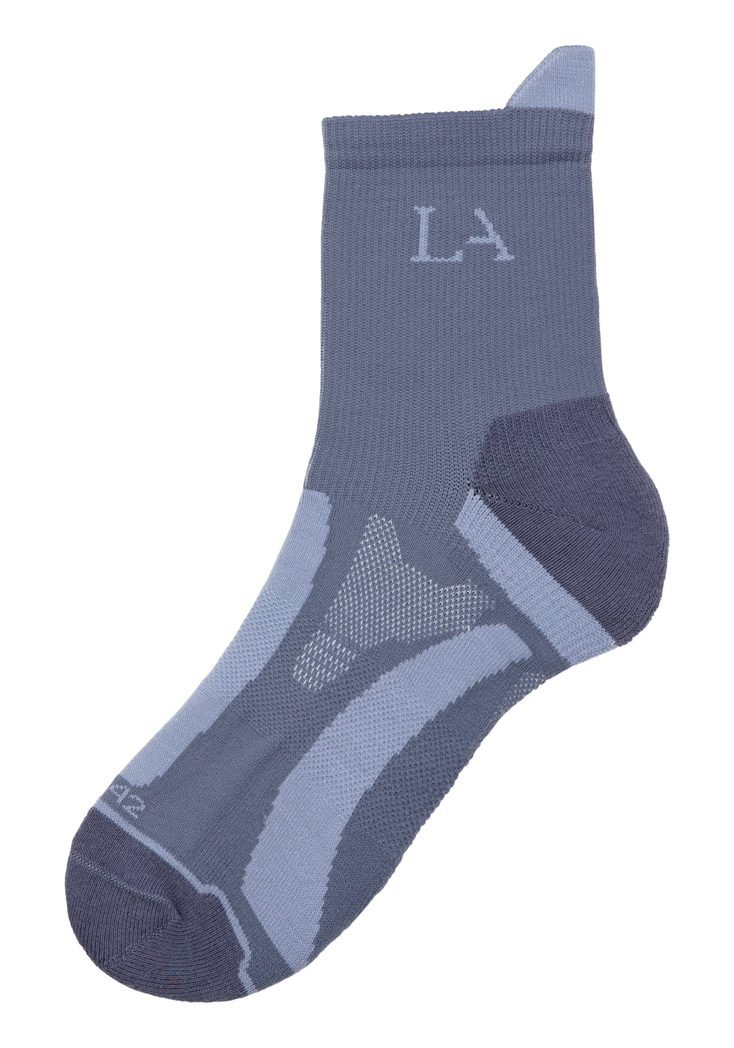 active by Lascana Wandelsokken met versterkte belastingzones (set, 3 paar)
