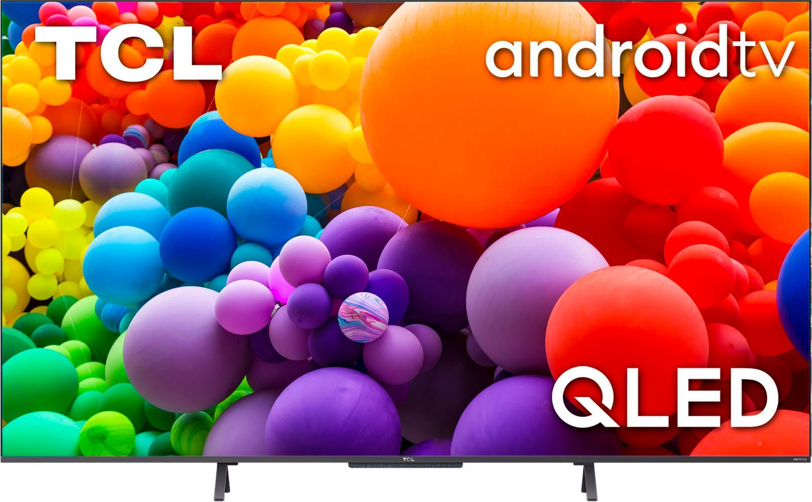 TCL QLED-TV 55C722X1, 139 cm / 55", 4K Ultra HD, Smart TV - Android TV, Android 11, Onkyo-geluidssysteem