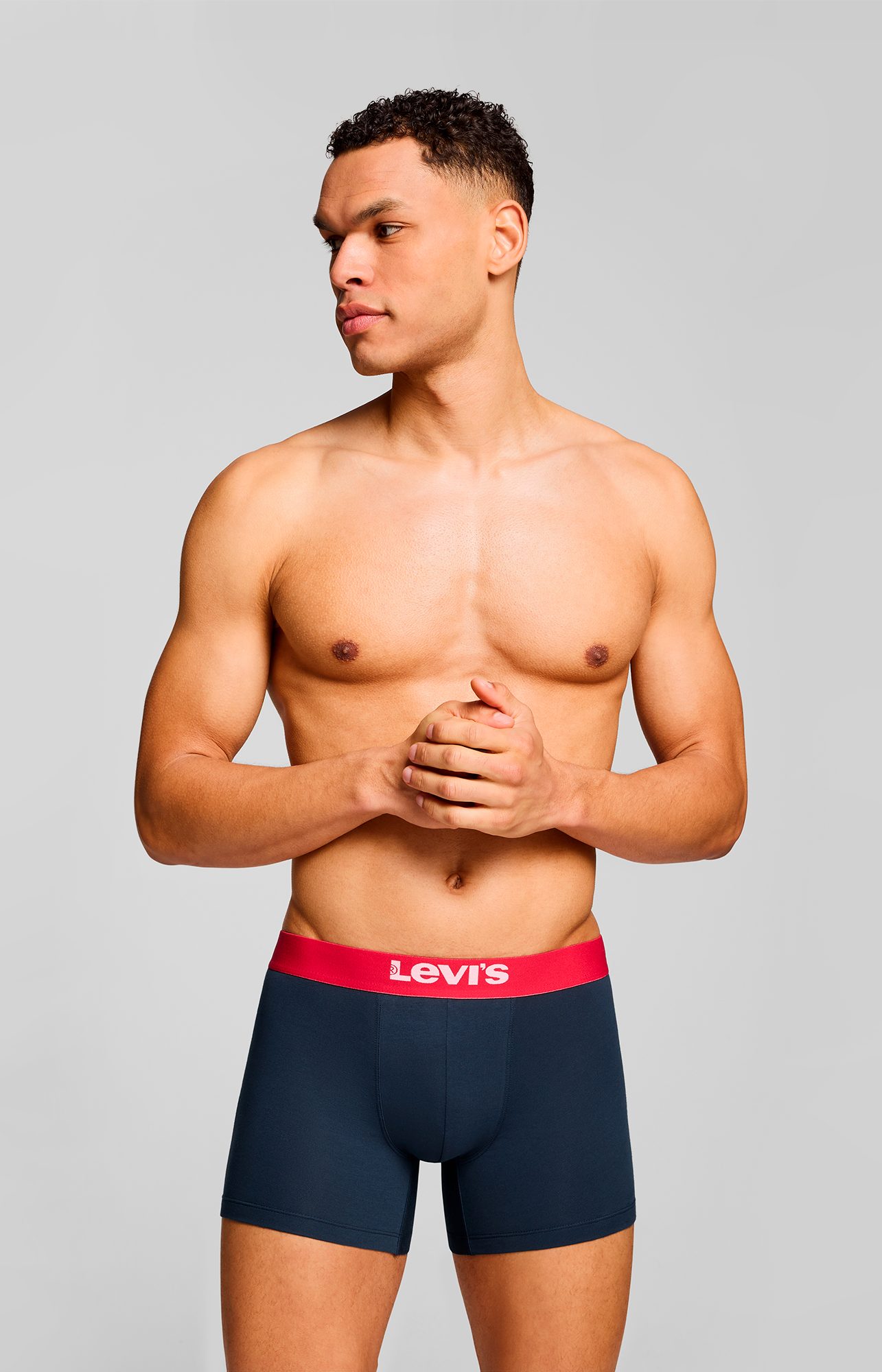 Levi's® Boxershort LEVIS MEN SLD BASC BOXER BRIEF ORG CO 2P (Set van 2)