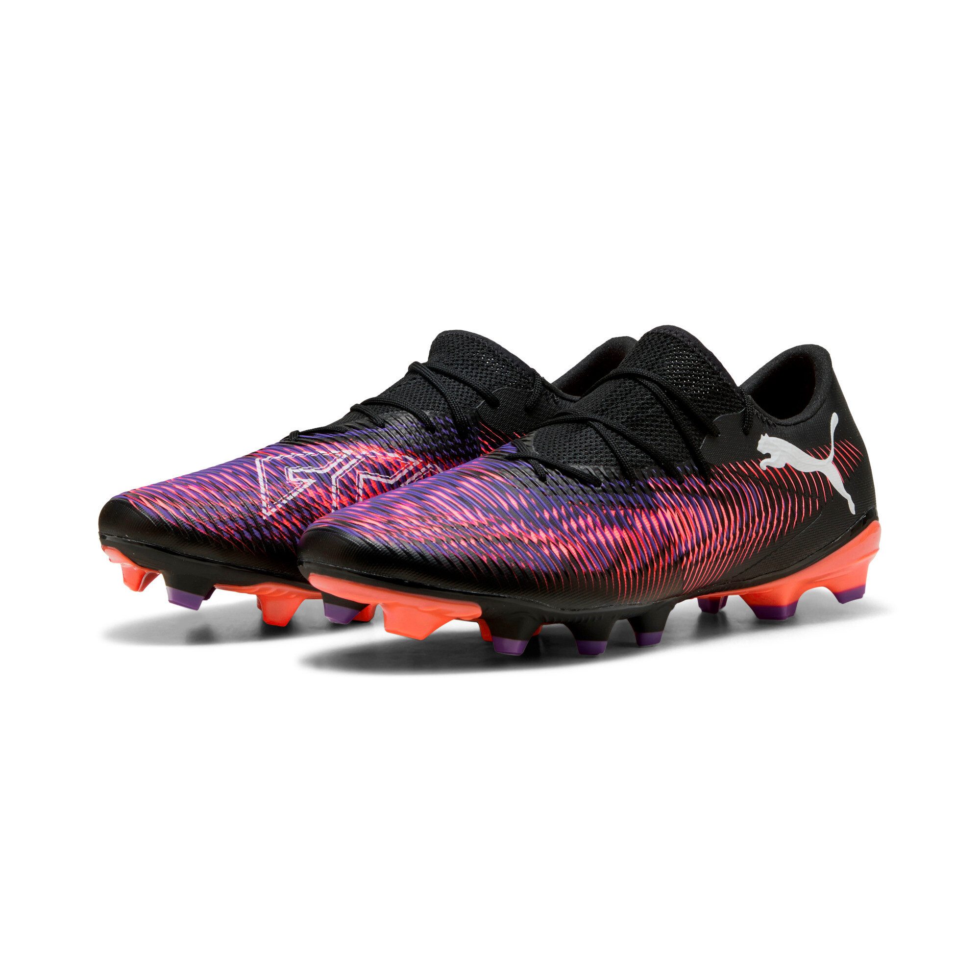 PUMA Voetbalschoenen FUTURE 8 MATCH LOW FG/AG unisex zaalvoetbalschoenen maat 42,5 zwart