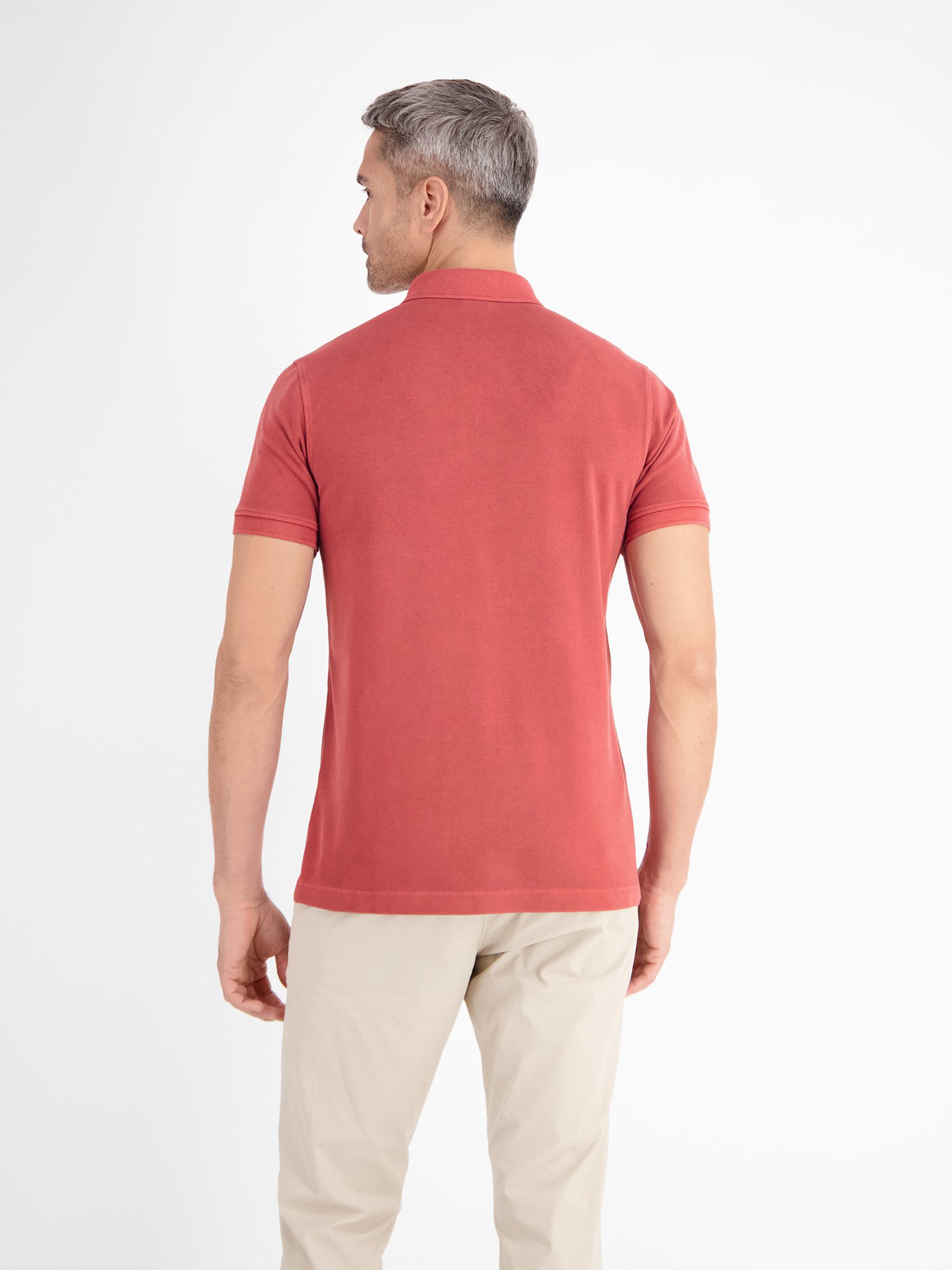 Lerros Poloshirt met geborduurd logo