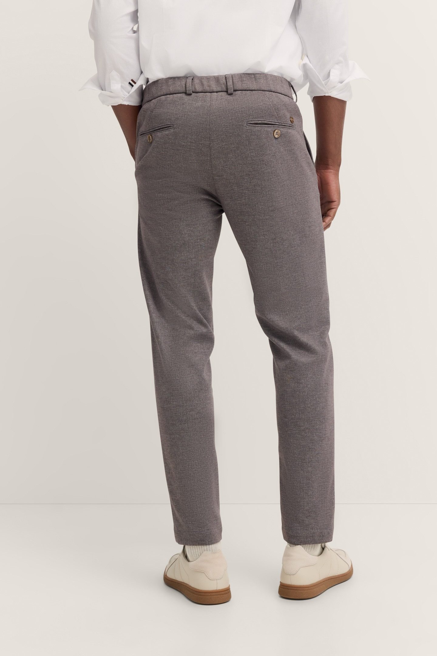 Bugatti Bandplooibroek Tapered fit met flexcity jersey stretch