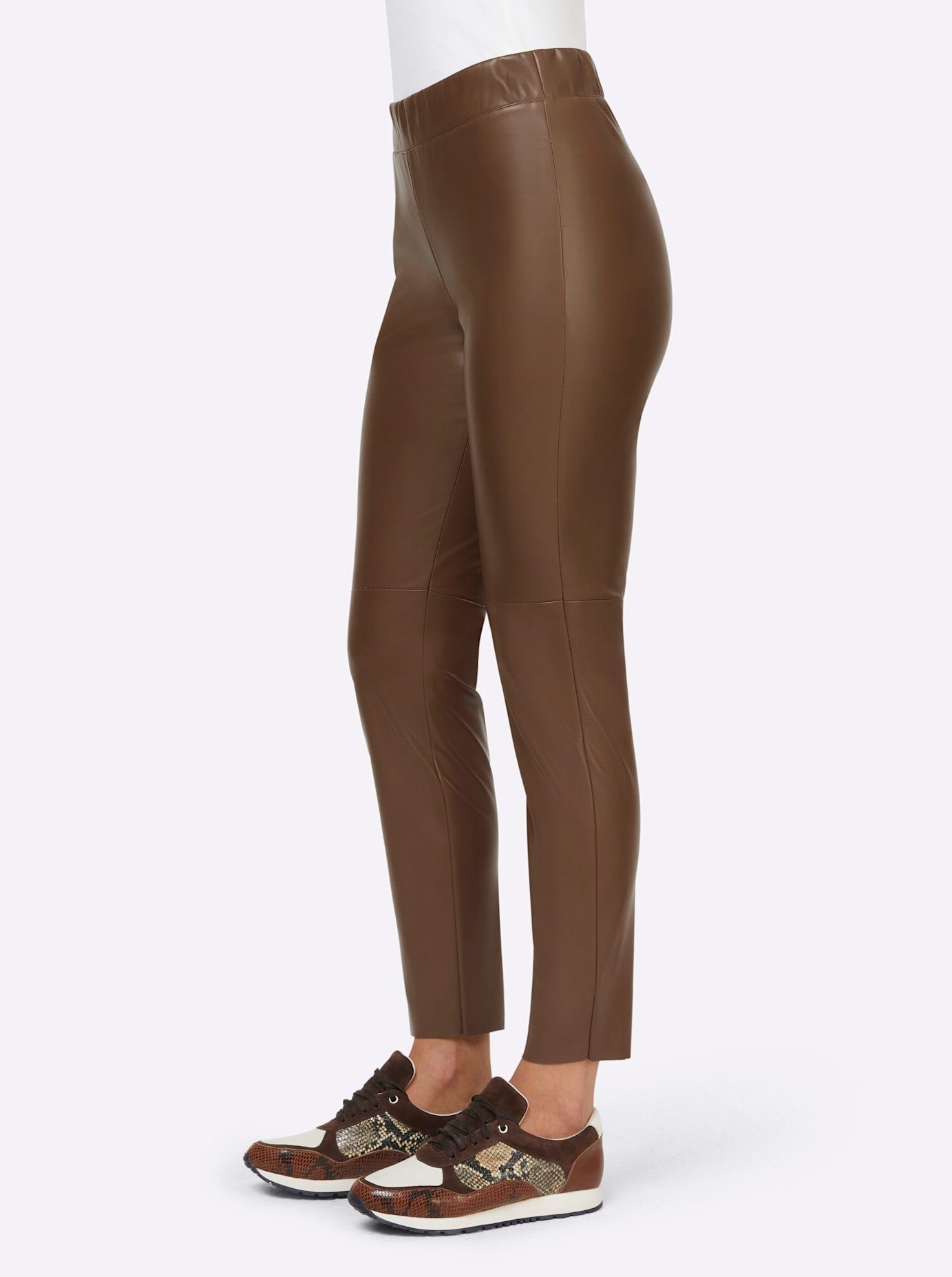 heine Imitatieleren broek