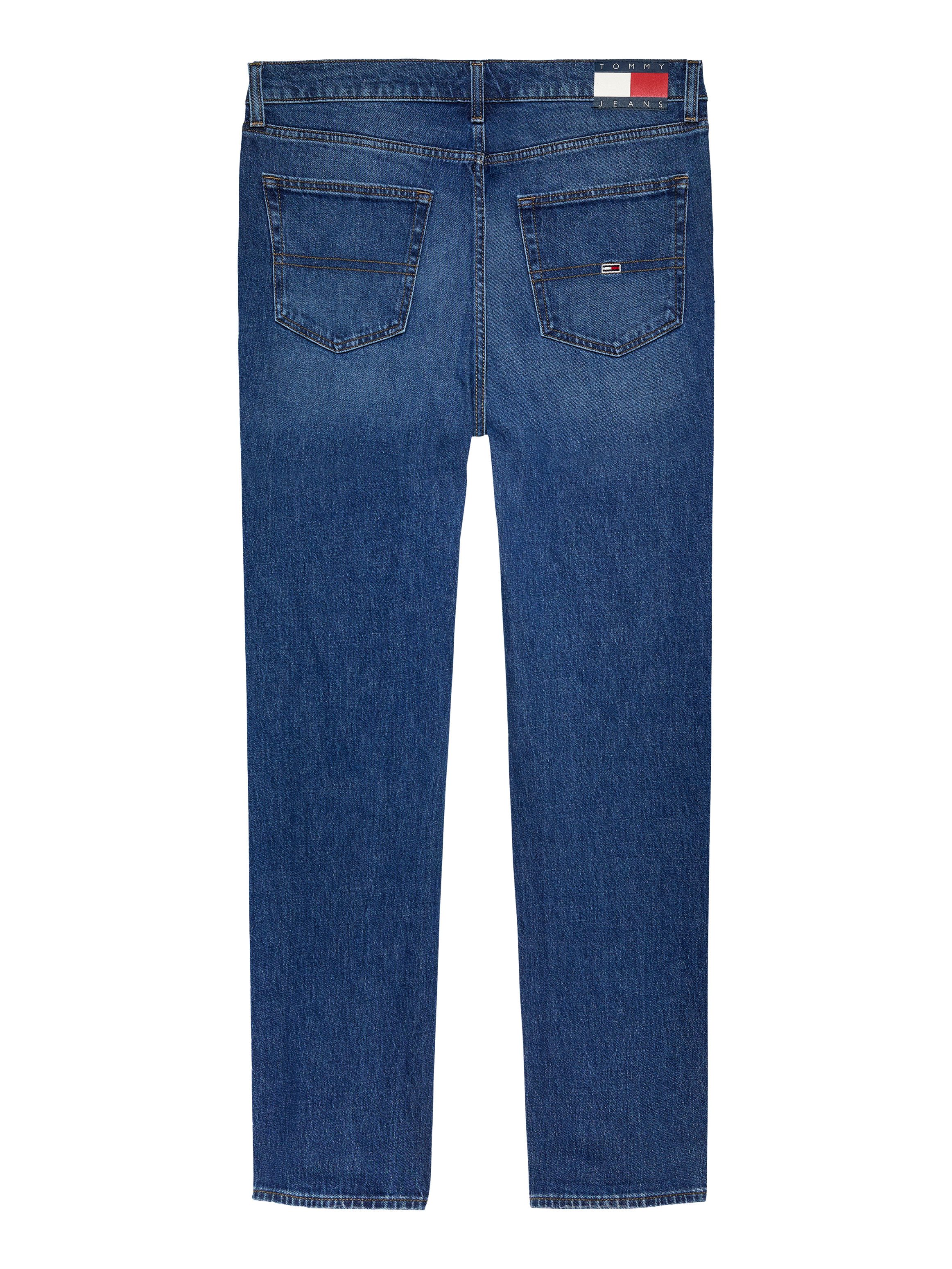 TOMMY JEANS Slim fit jeans RYAN SLIM STRAIGHT met gestempeld logo